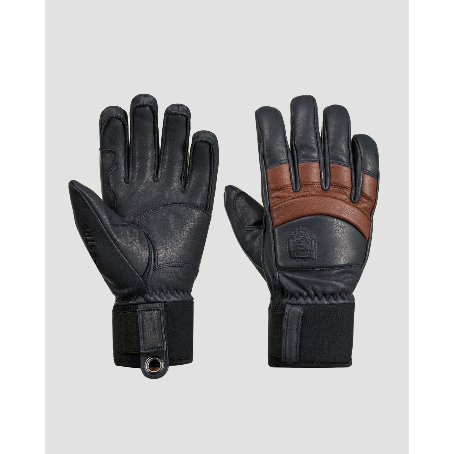 Rękawice Narciarskie Męskie Hestra Fall Line Czarno-brązowe