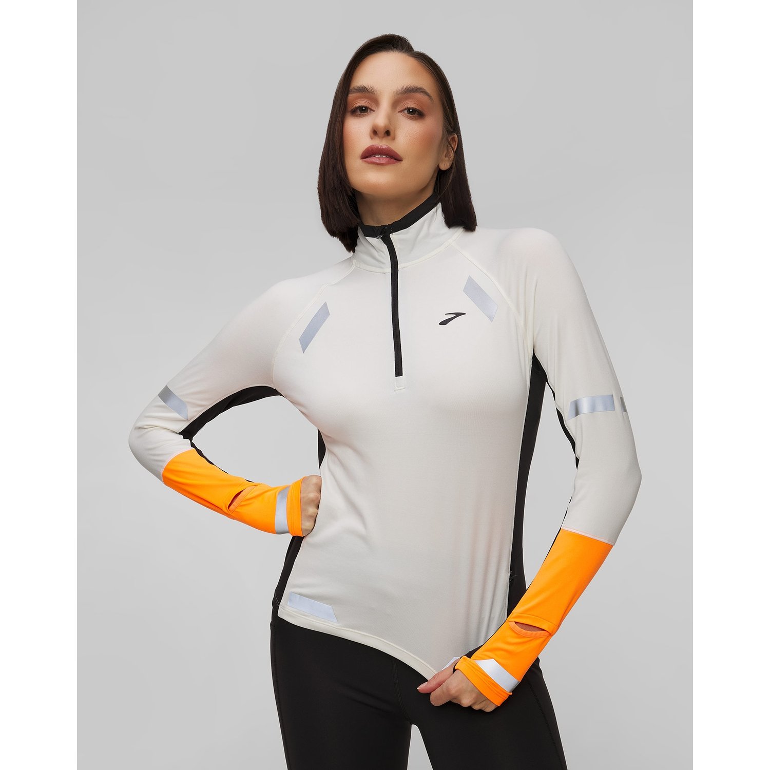 Koszulka Na Zamek Damska Brooks Run Visible 1/2 Zip 2.0
