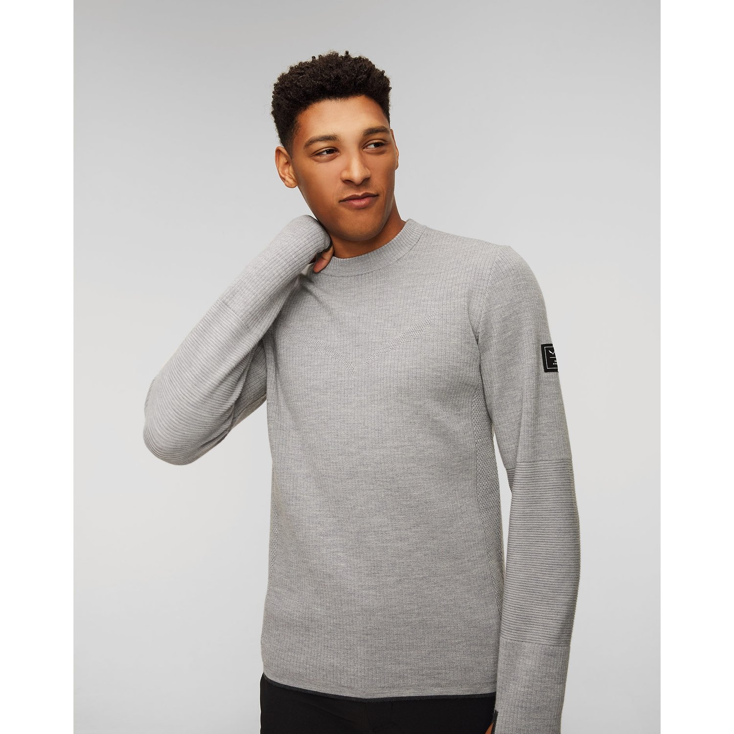 Sweter Wełniany Męski Salewa Fanes Engineered Merino