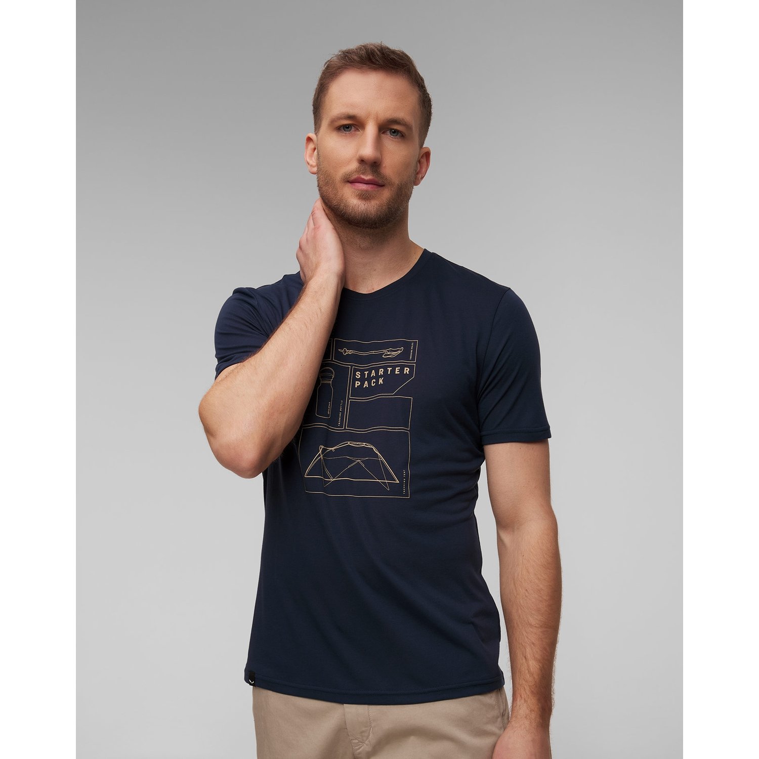 T-shirt Męski Salewa Eagle Pack Dry