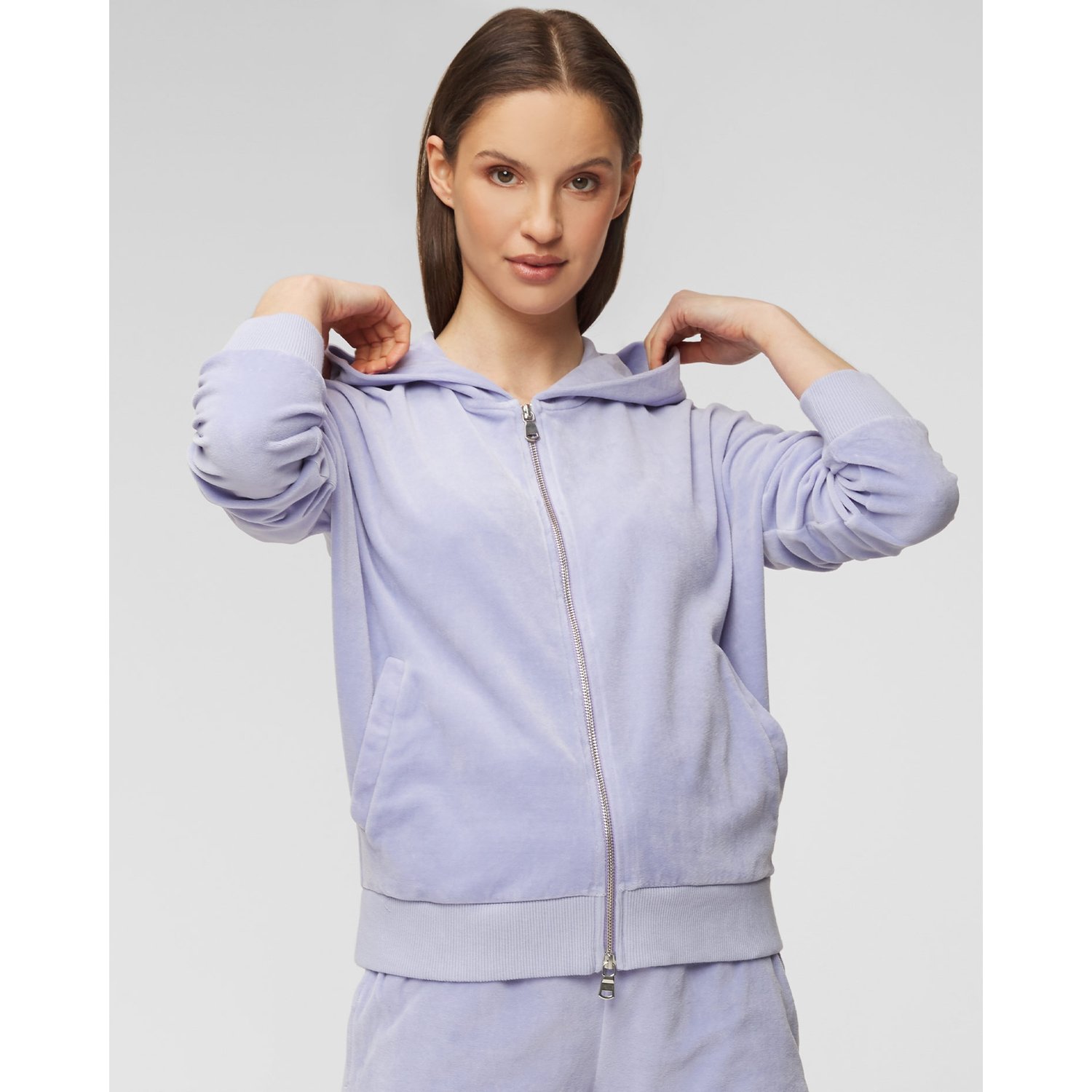 Bluza Z Kapturem Juvia Velvet Zipper