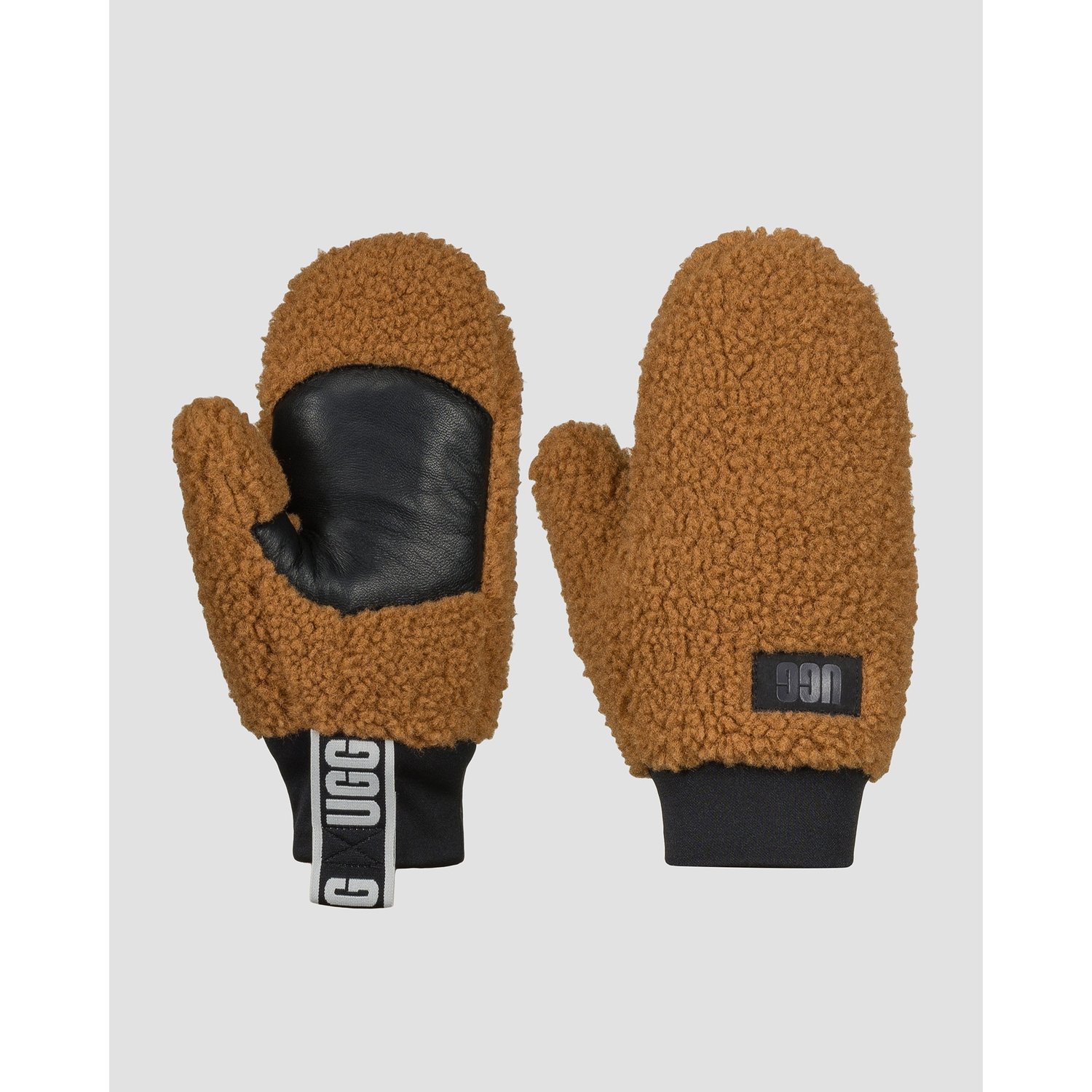 Rękawiczki łapawice Damskie Ugg Fluff Mitten With Logo Tape