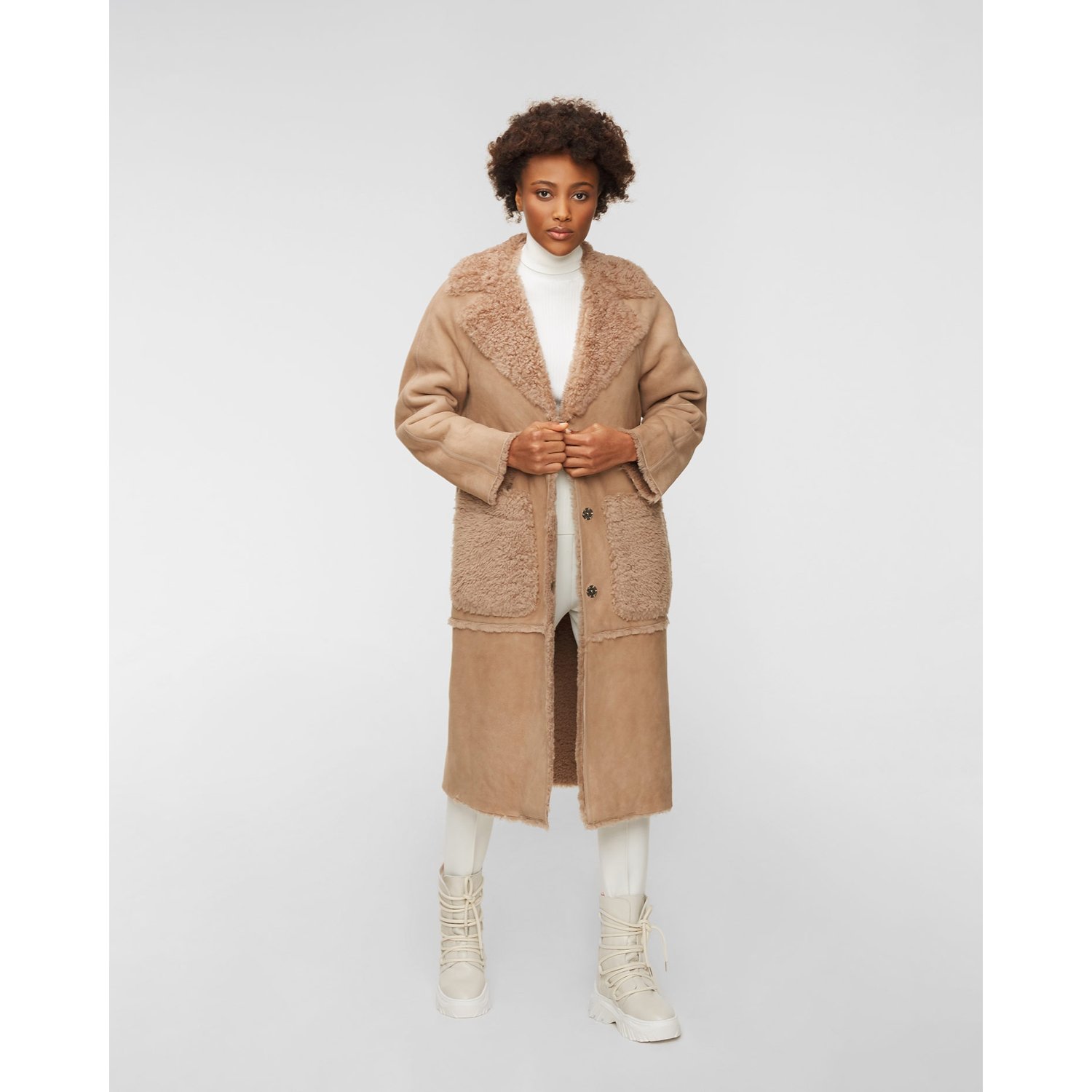 Kożuch Ugg Fayre Twinface Sheepskin Coat