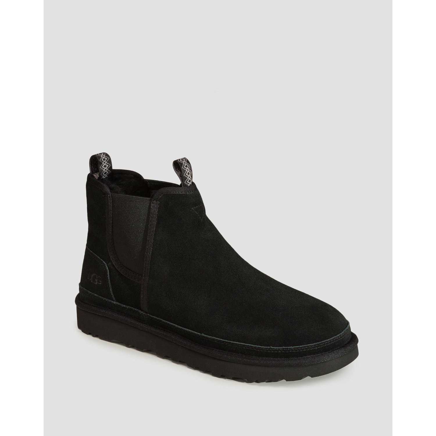 Buty Skórzane Męskie Ugg Neumel Chelsea Czarne