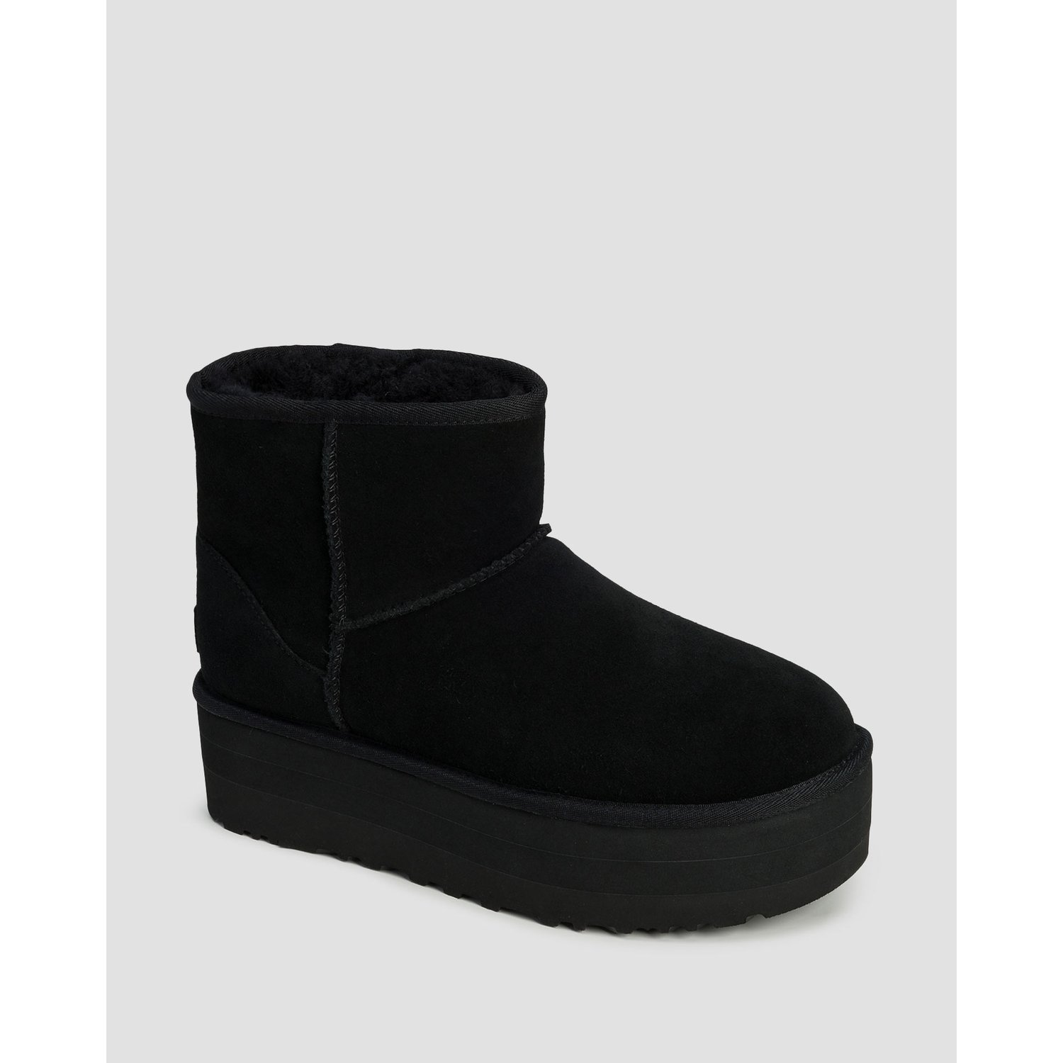 Czarne Buty Damskie Ugg Classic Mini Platform