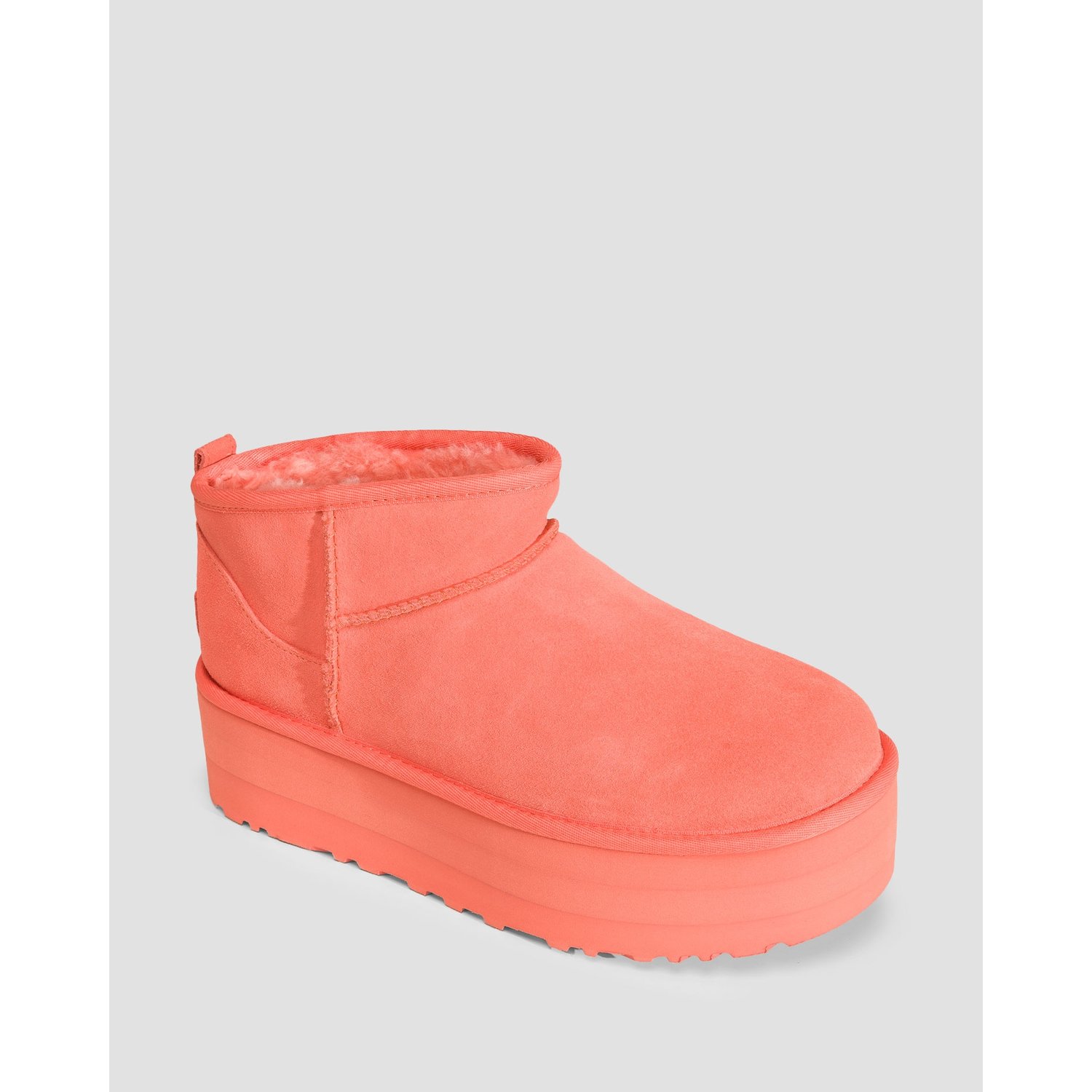 Buty Na Platformie Z Owczej Skóry Ugg Classic Ultra Mini Platform