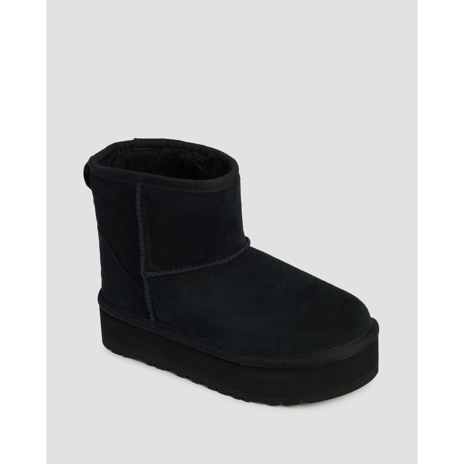 Buty Dziecięce Ugg Classic Mini Platform Czarne