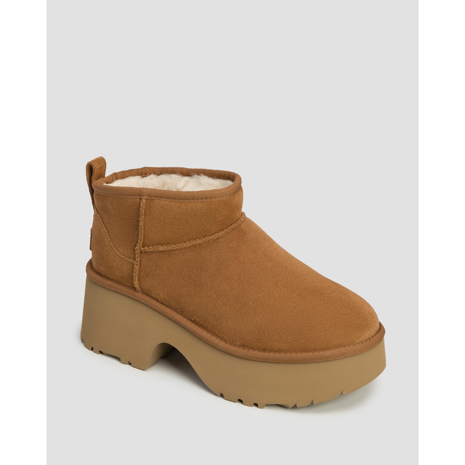 Buty Damskie Ugg Classic Ultra Mini Neheights Brązowe