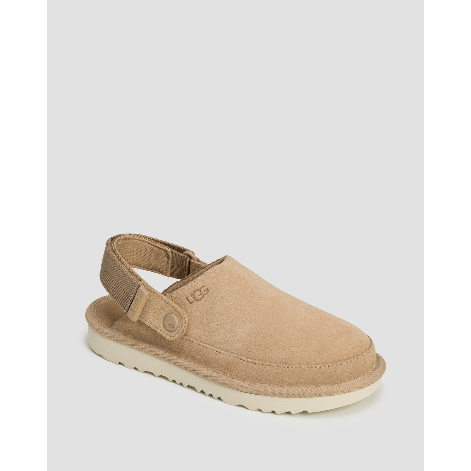 Beżowe Buty Skórzane Dziecięce Ugg Goldenstar Clog
