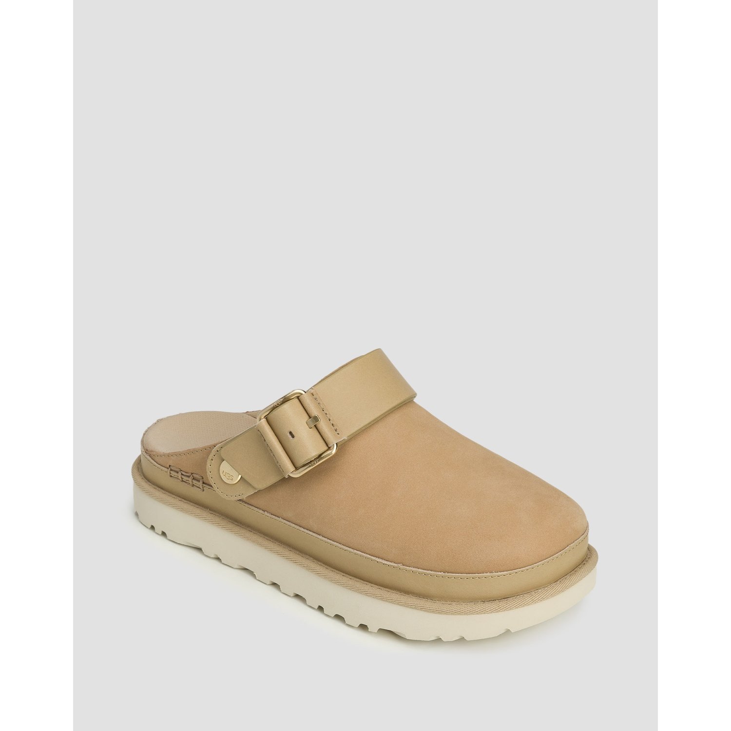 Buty Wsuwane Damskie Ugg Goldenstar Villa Clog Beżowe