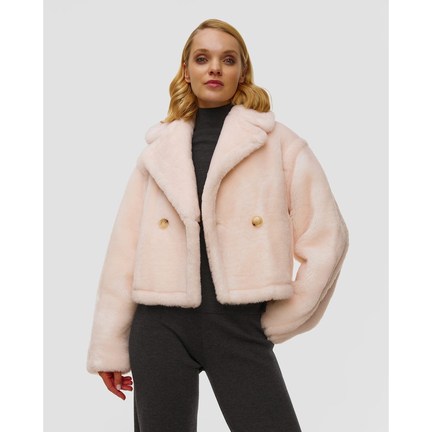 Kurtka Wełniana Damska Stand Studio April