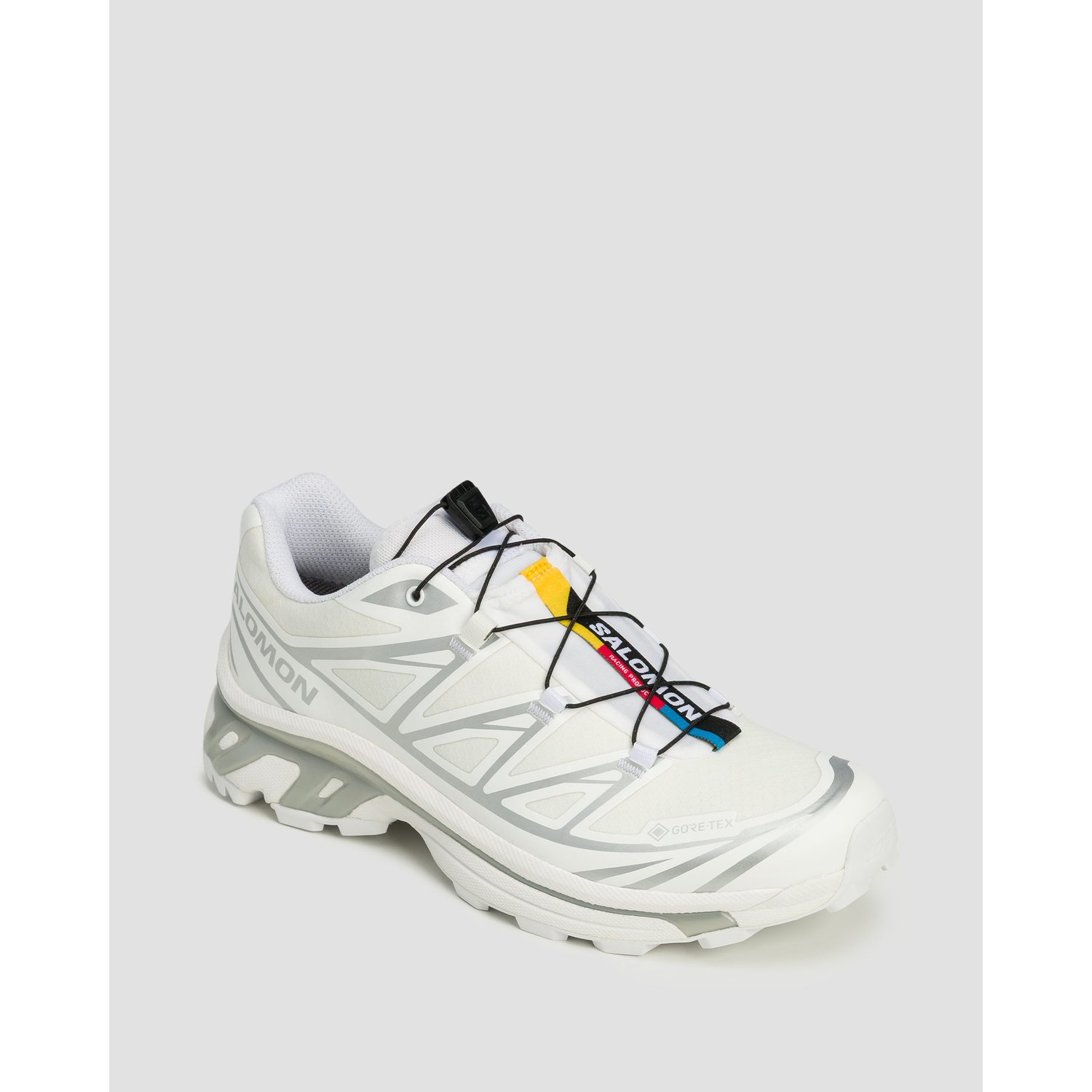 Buty Trailowe Unisex Salomon Xt-6 Gtx Biało-srebrne