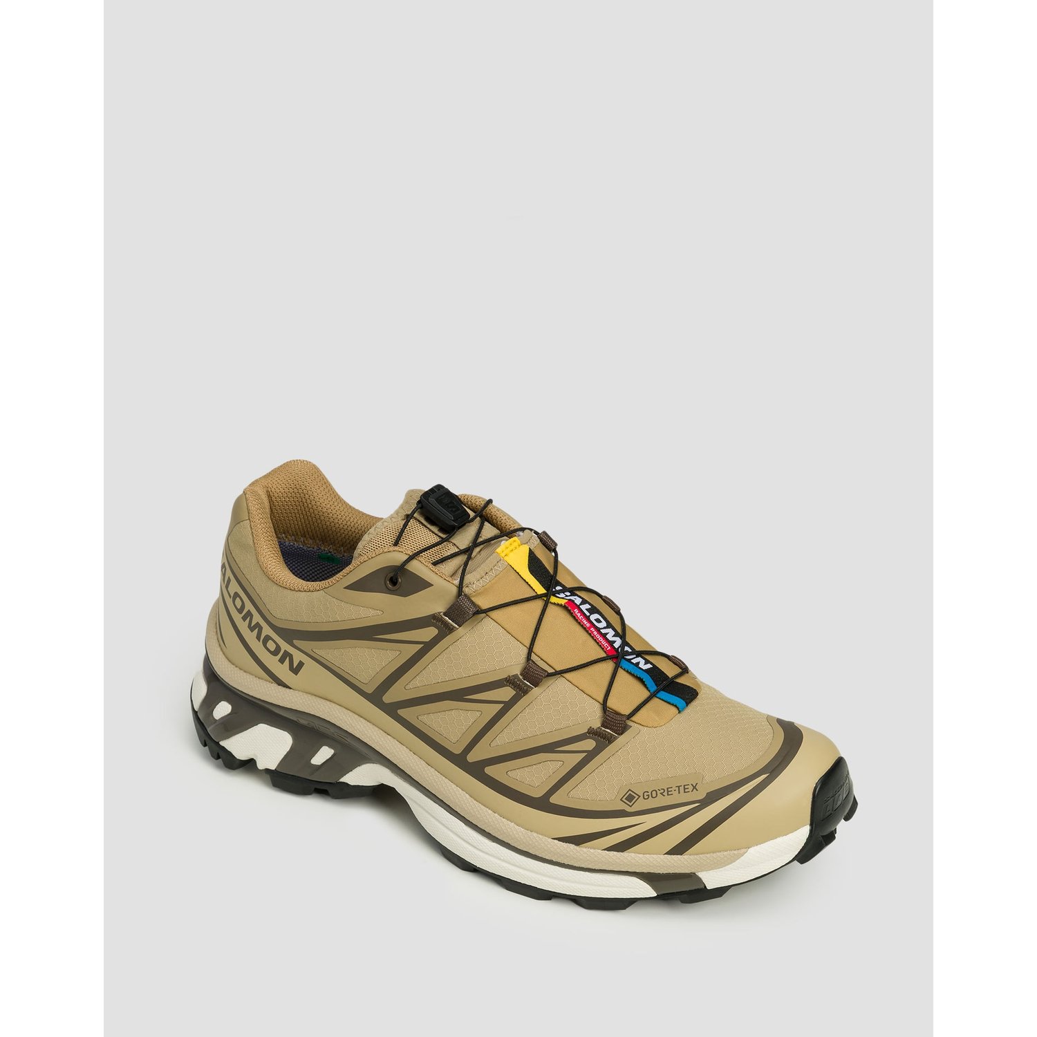 Buty Trailowe Unisex Salomon Xt-6 Gtx Beżowe