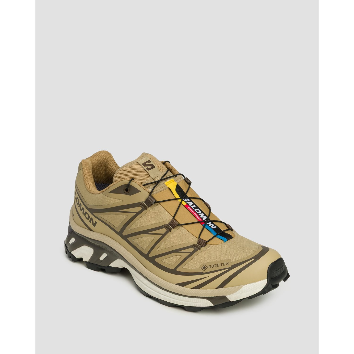Buty Trailowe Unisex Salomon Xt-6 Gtx Beżowe