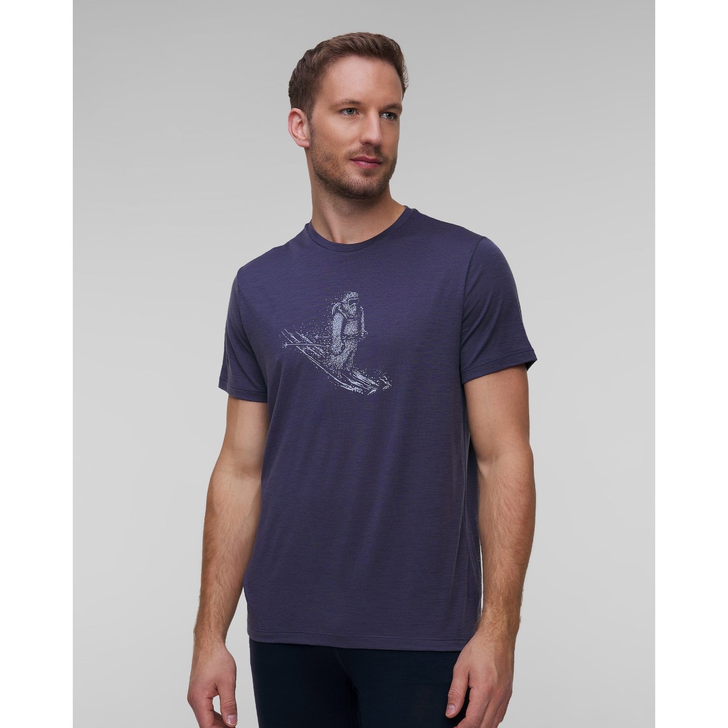 T-shirt Męski Icebreaker Mer 150 Tech Lite Ss Szary