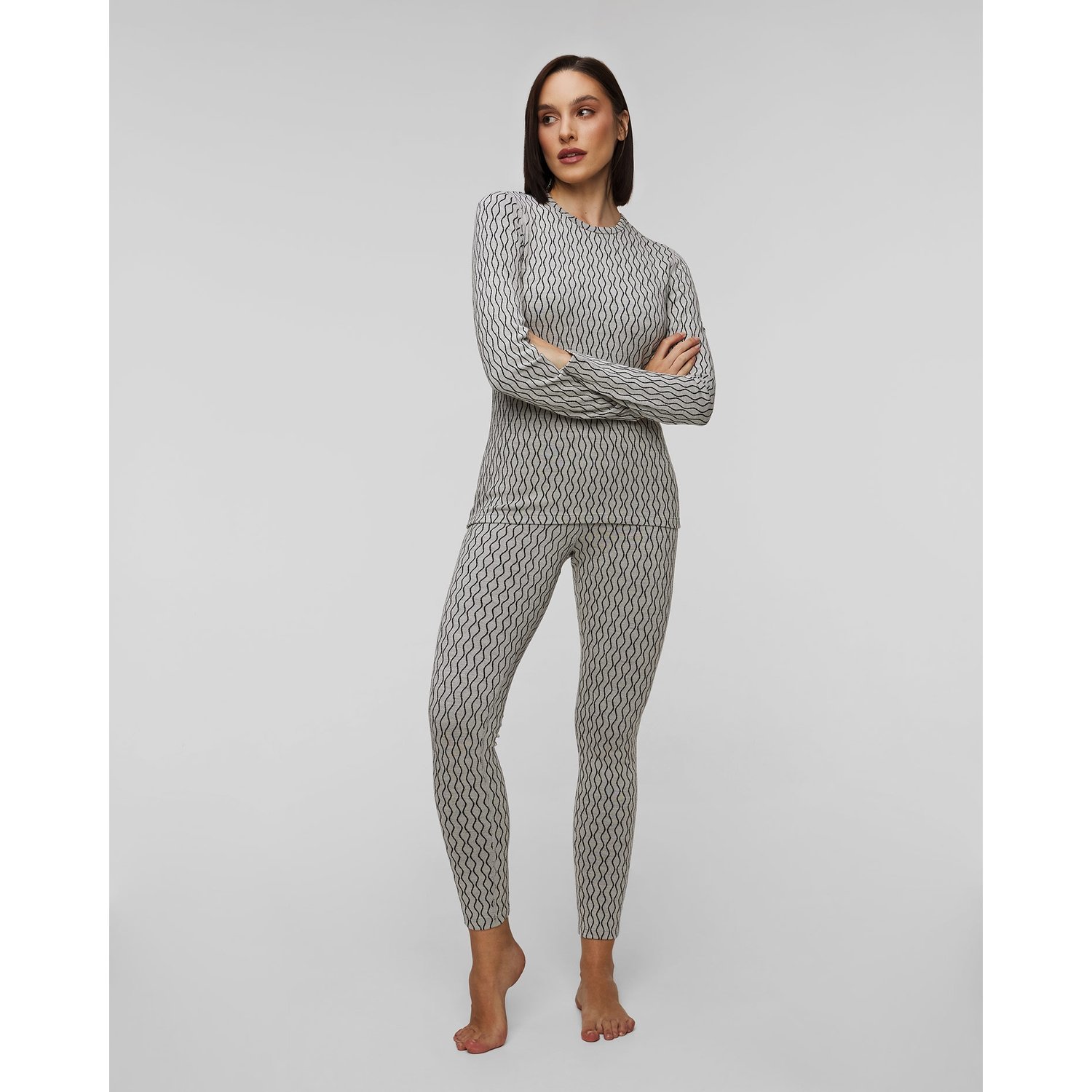 Leginsy Termoaktywne Damskie Icebreaker Mer 260 Vertex Leggings Szare