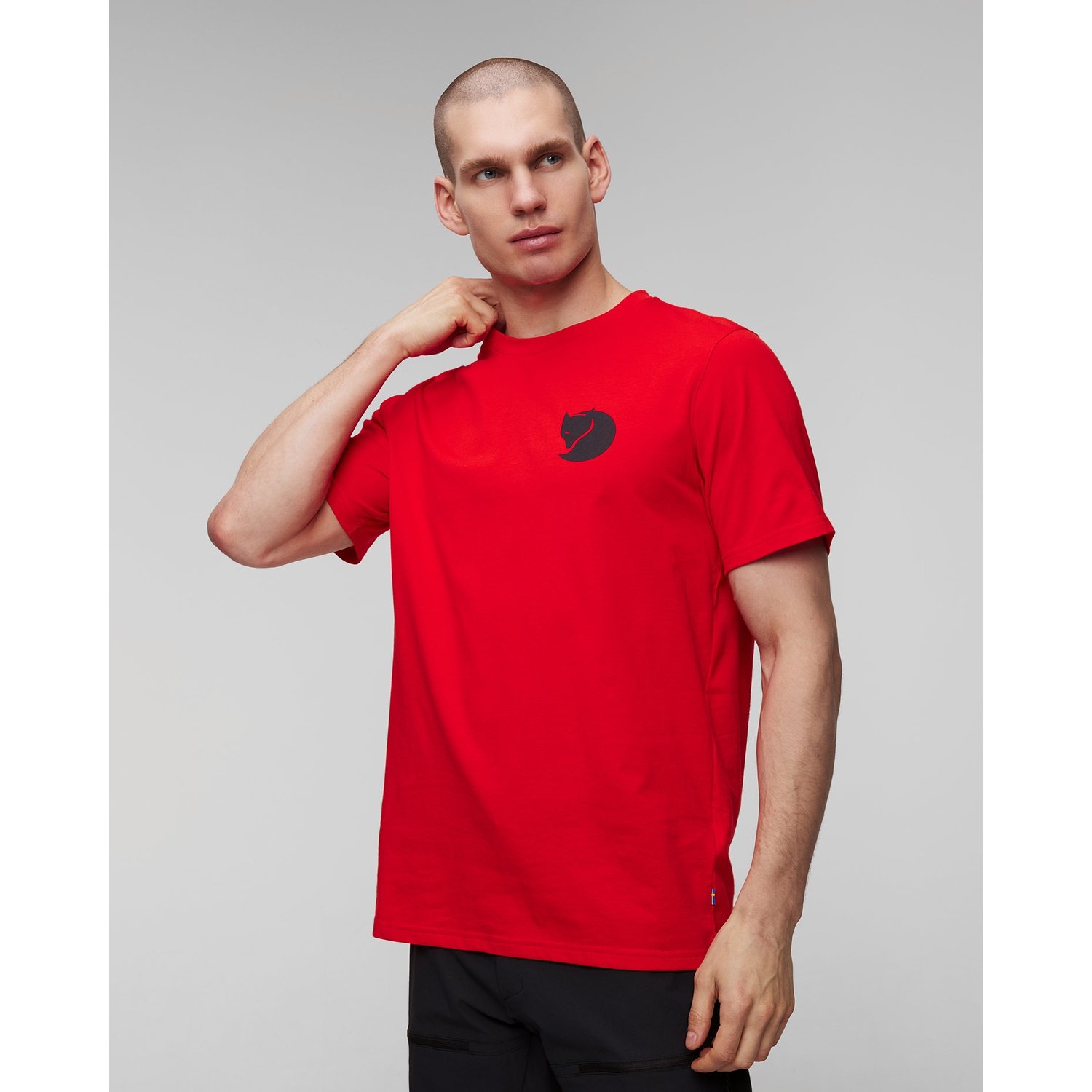 Pomarańczowy T-shirt Męski Fjallraven Walk With Nature M