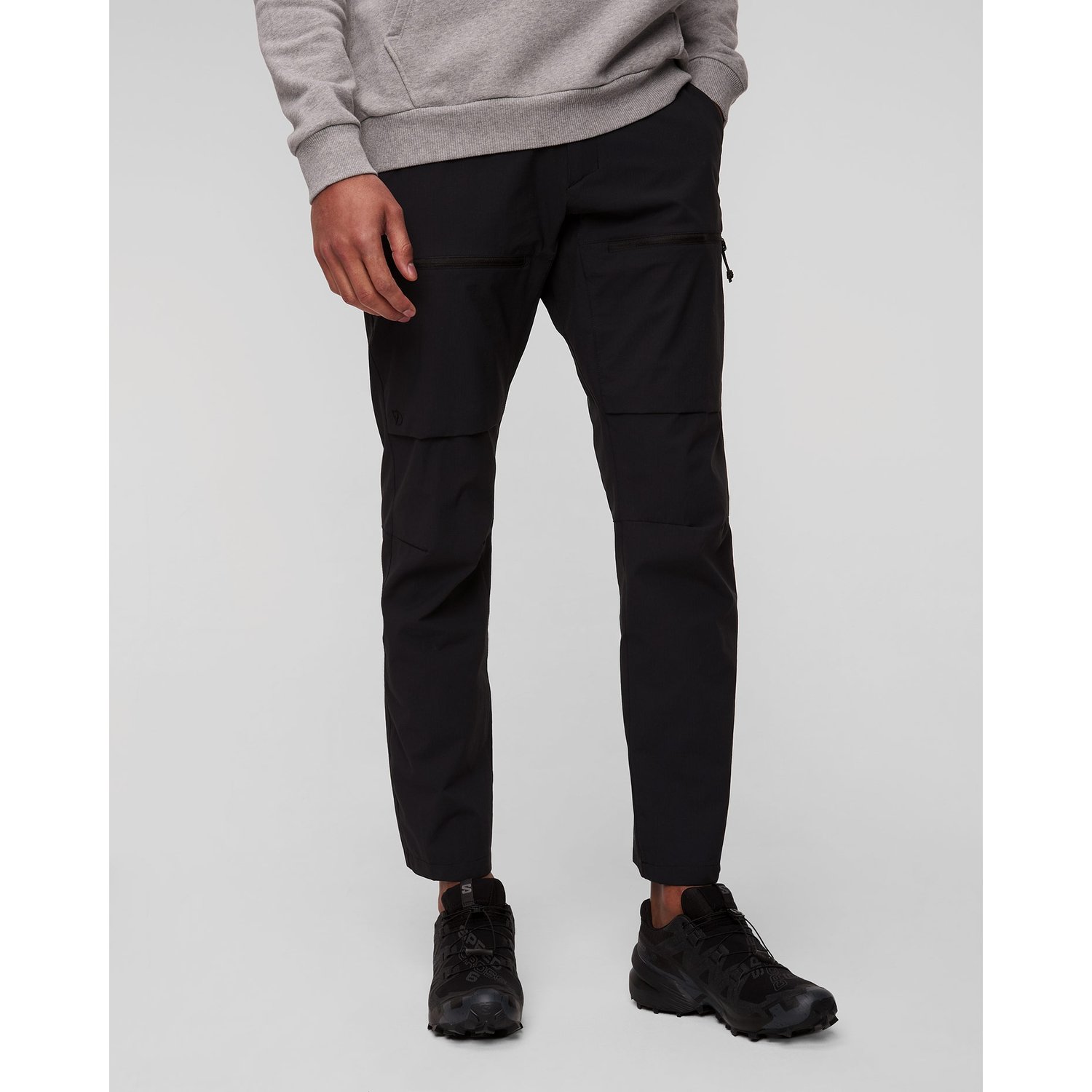 Czarne Spodnie Turystyczne Męskie Fjallraven High Coast Hike Trousers M Reg