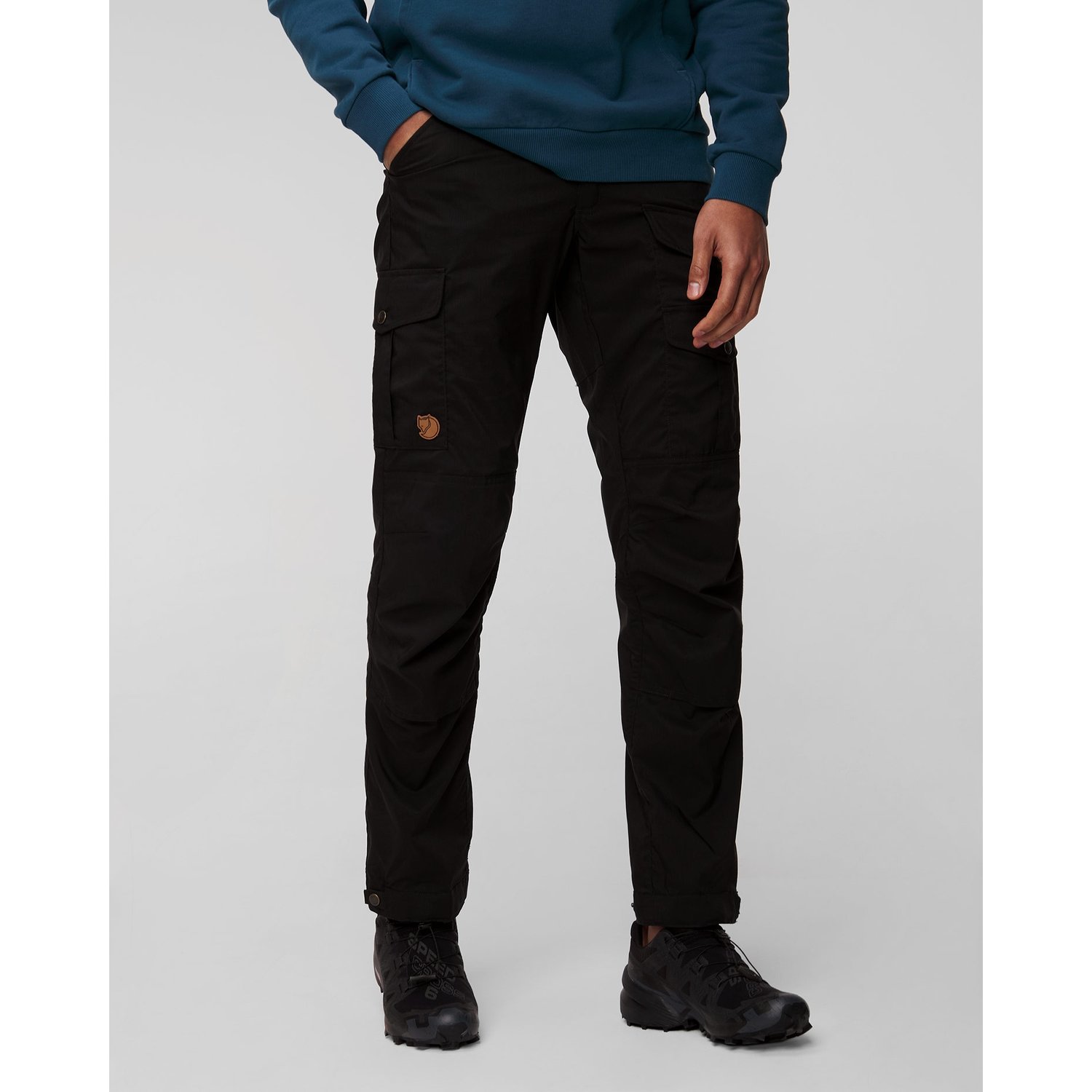 Czarne Spodnie Trekkingowe Męskie Fjallraven Vidda Pro Lite Trousers M