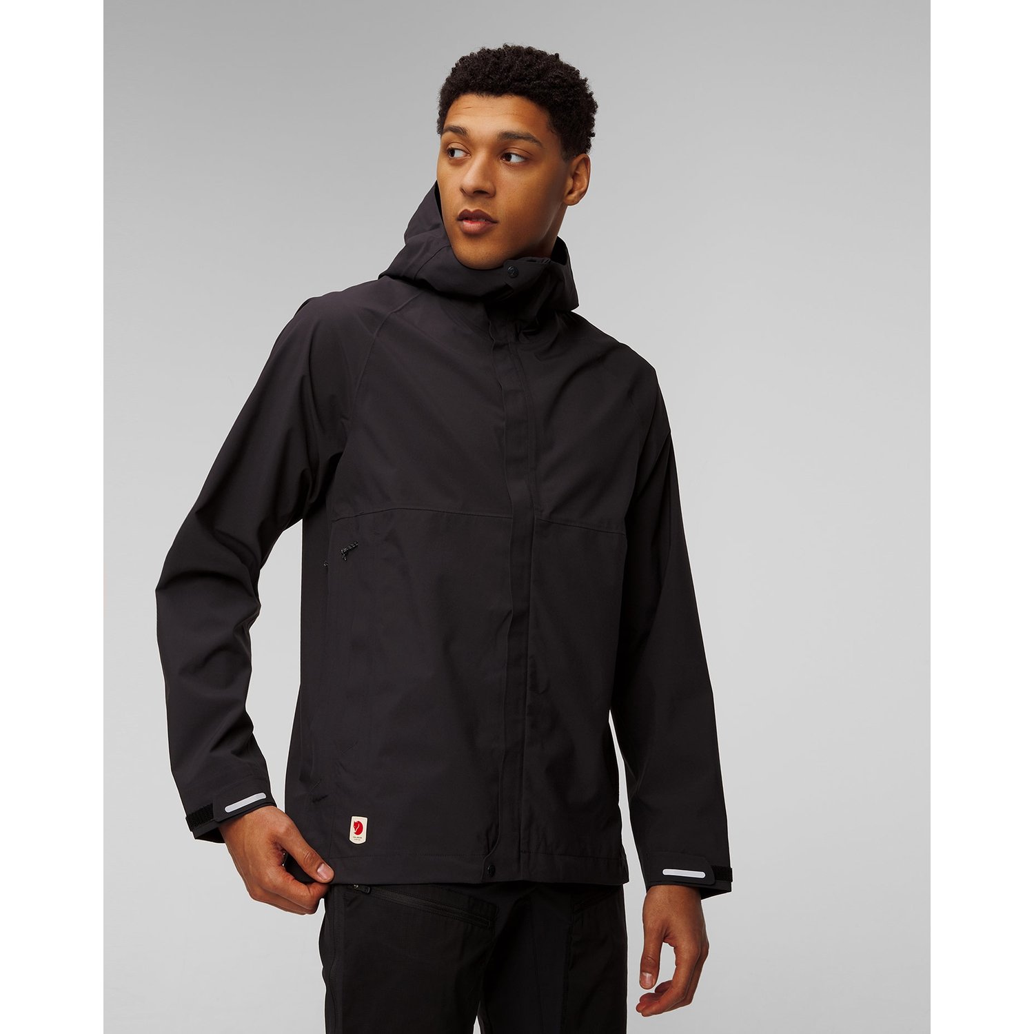 Czarna Kurtka Hardshellowa Męska Fjallraven Hc Hydratic Trail Jacket M