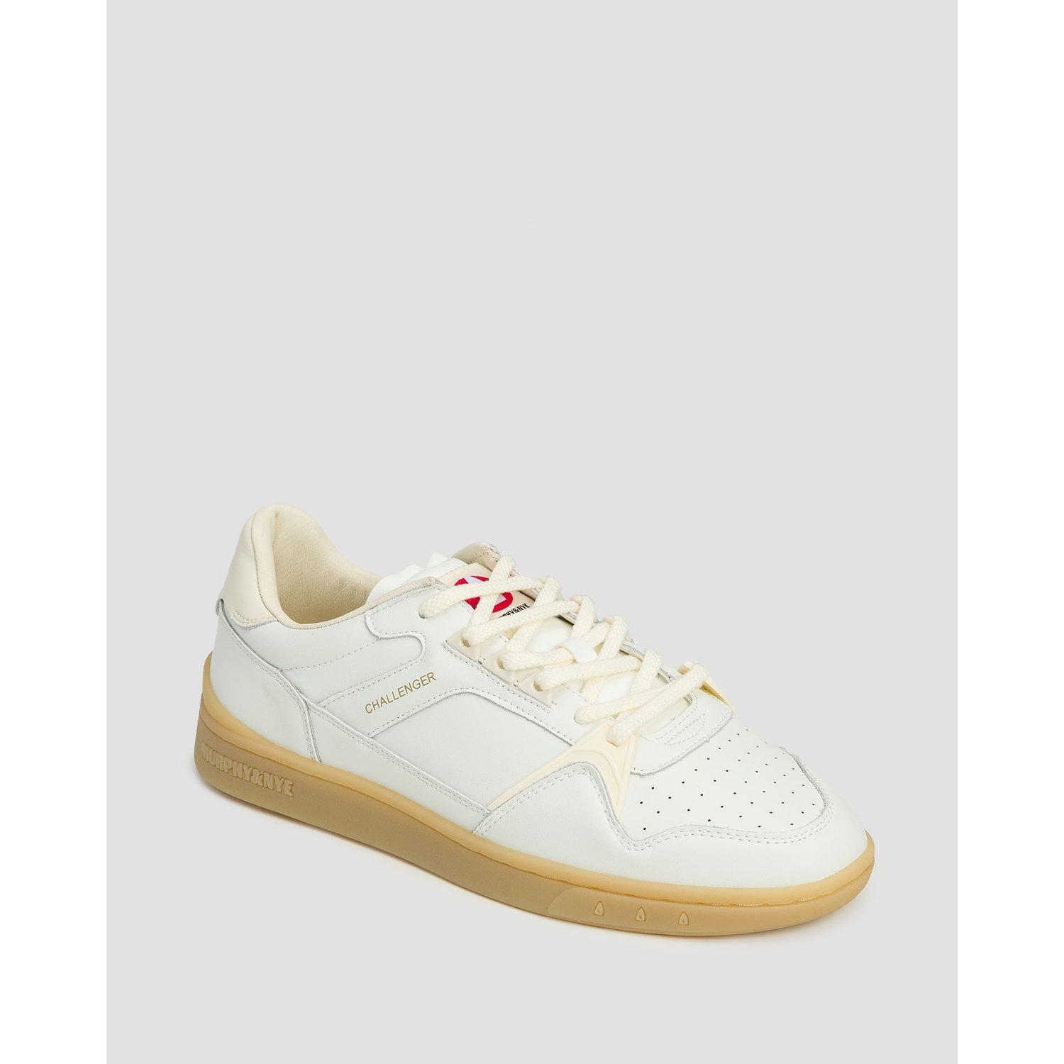 Białe Sneakersy Skórzane Męskie Murphy&nye Challenger 1