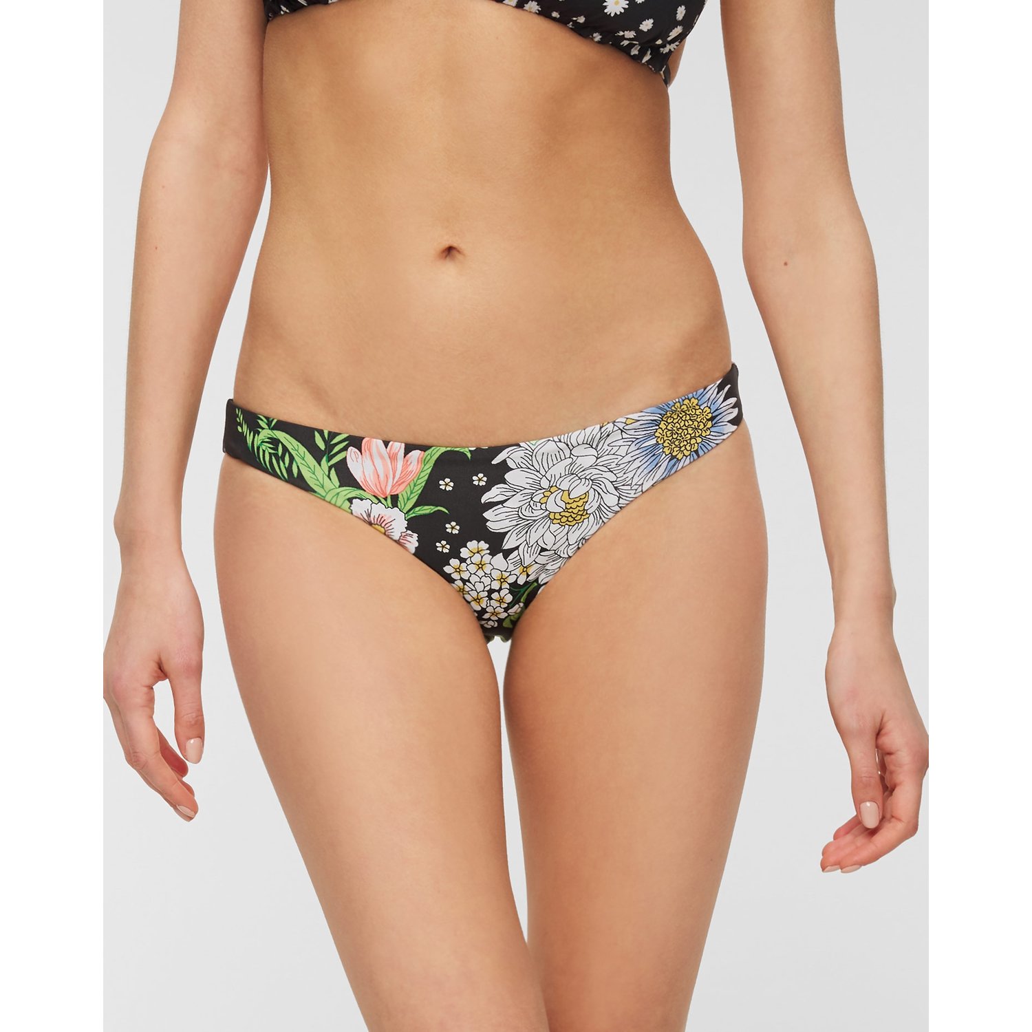 Dwustronny Strój Kąpielowy Dół Maaji Black Bouquet Flirt