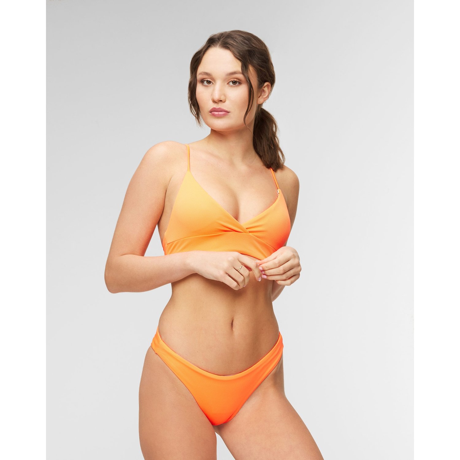 Dwustronny Strój Kąpielowy Góra Maaji Orange Poppy Criss Cross