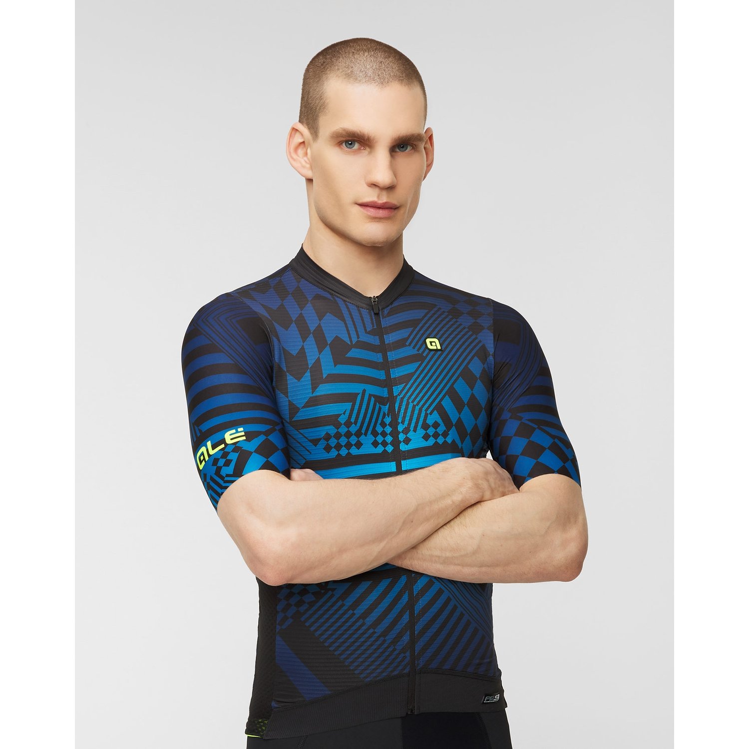 Koszulka Rowerowa Ale Cycling Checker