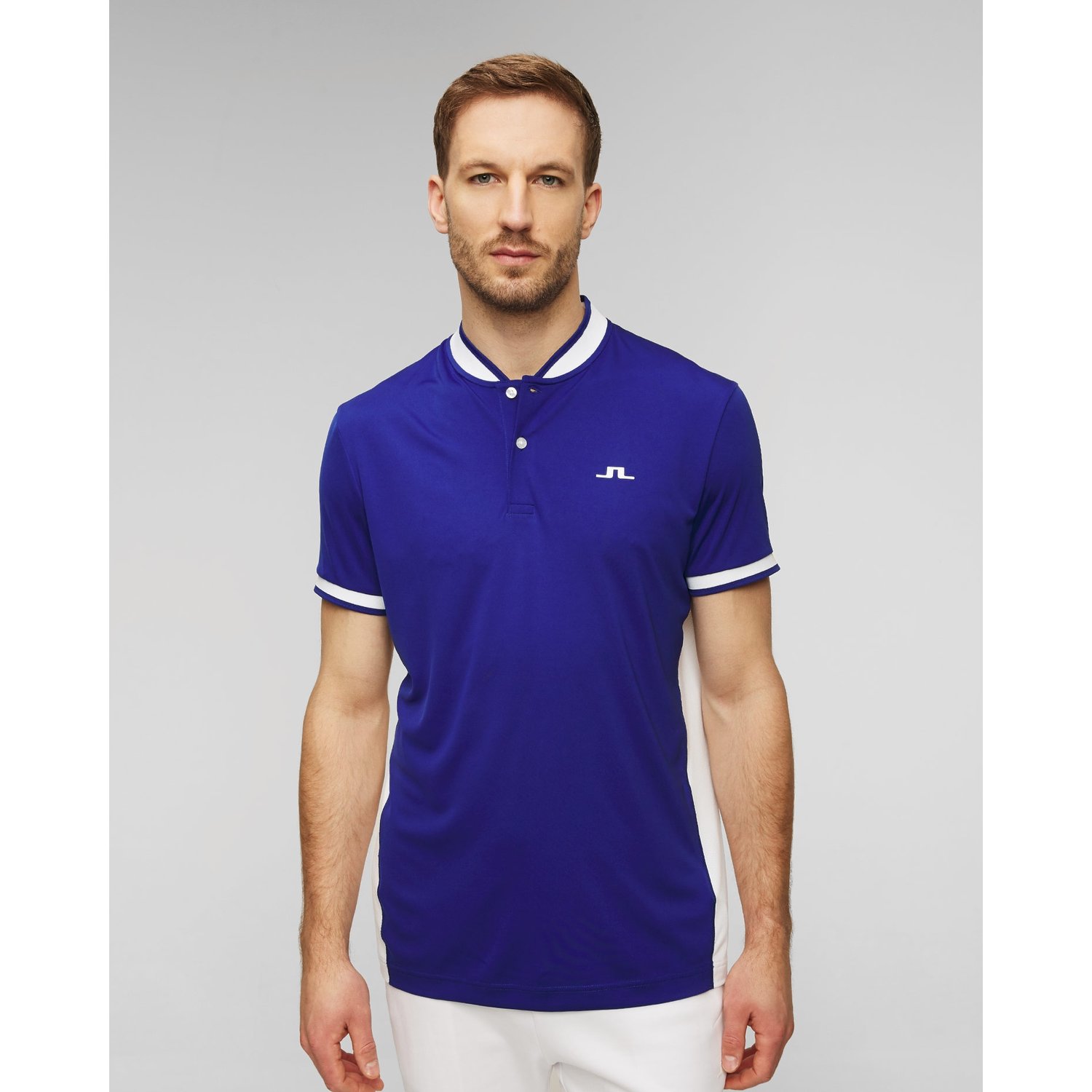 Niebieskie Polo Męskie J.lindeberg Jensen