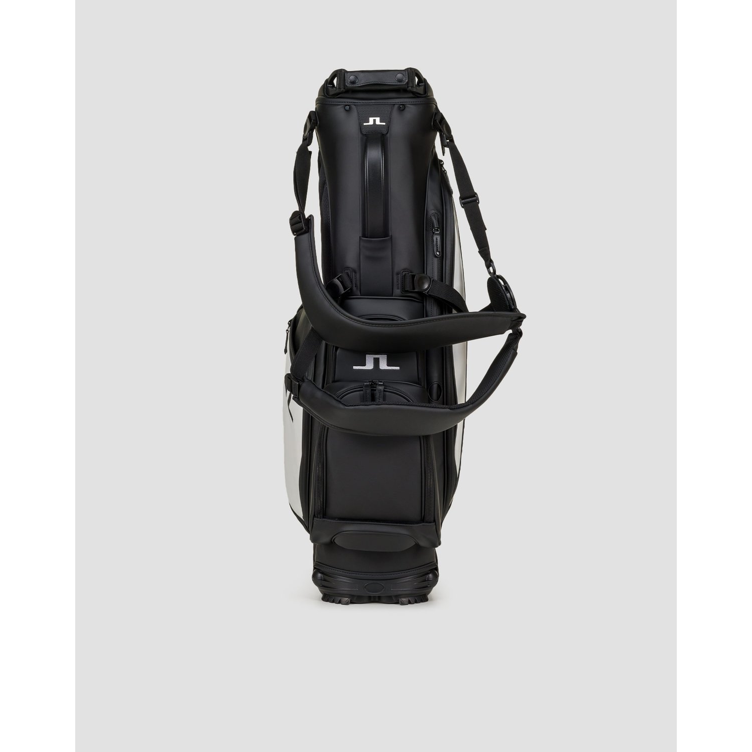 Czarna Torba Golfowa Męska J.lindeberg Play Stand Bag