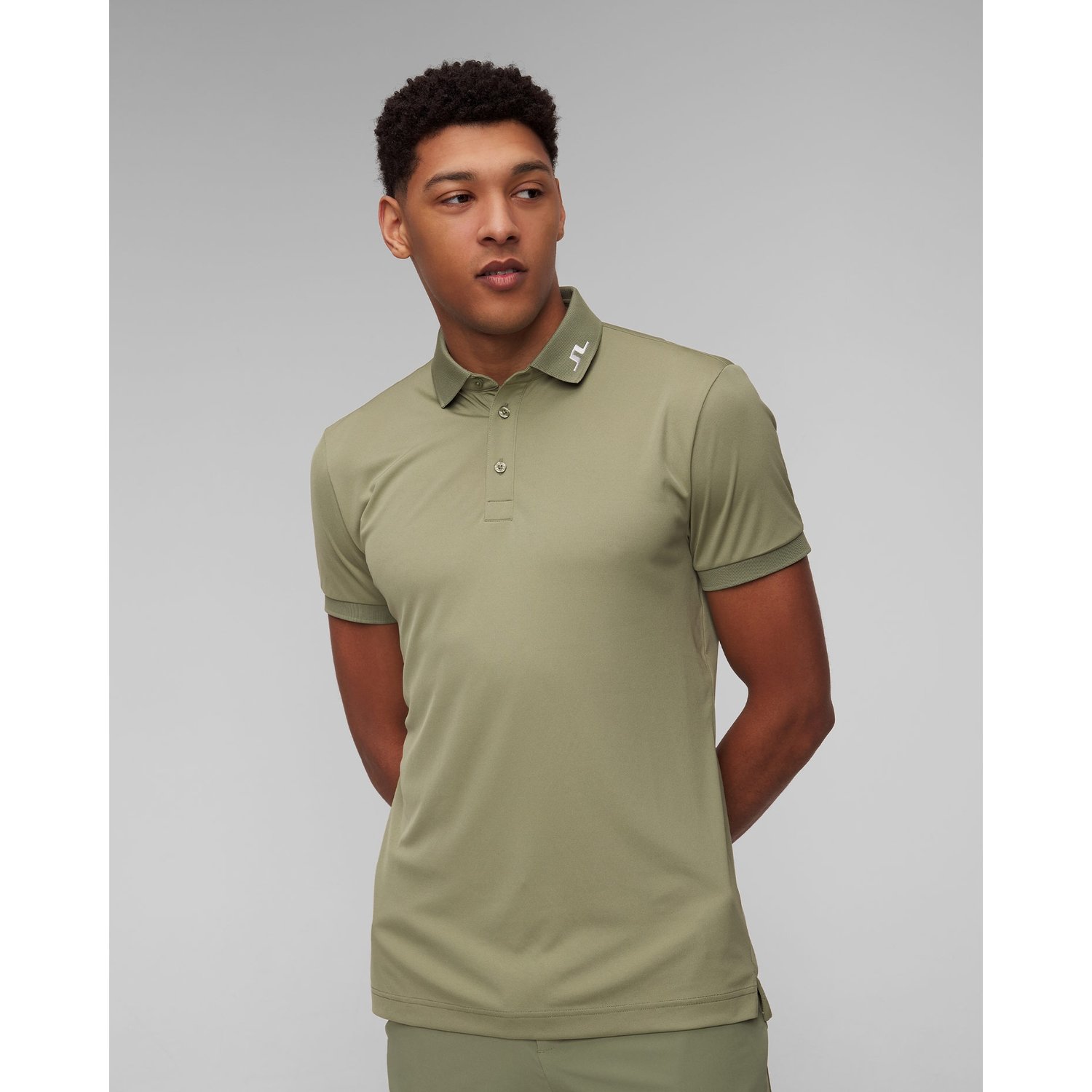 Zielone Polo Męskie J.lindeberg Kv Print