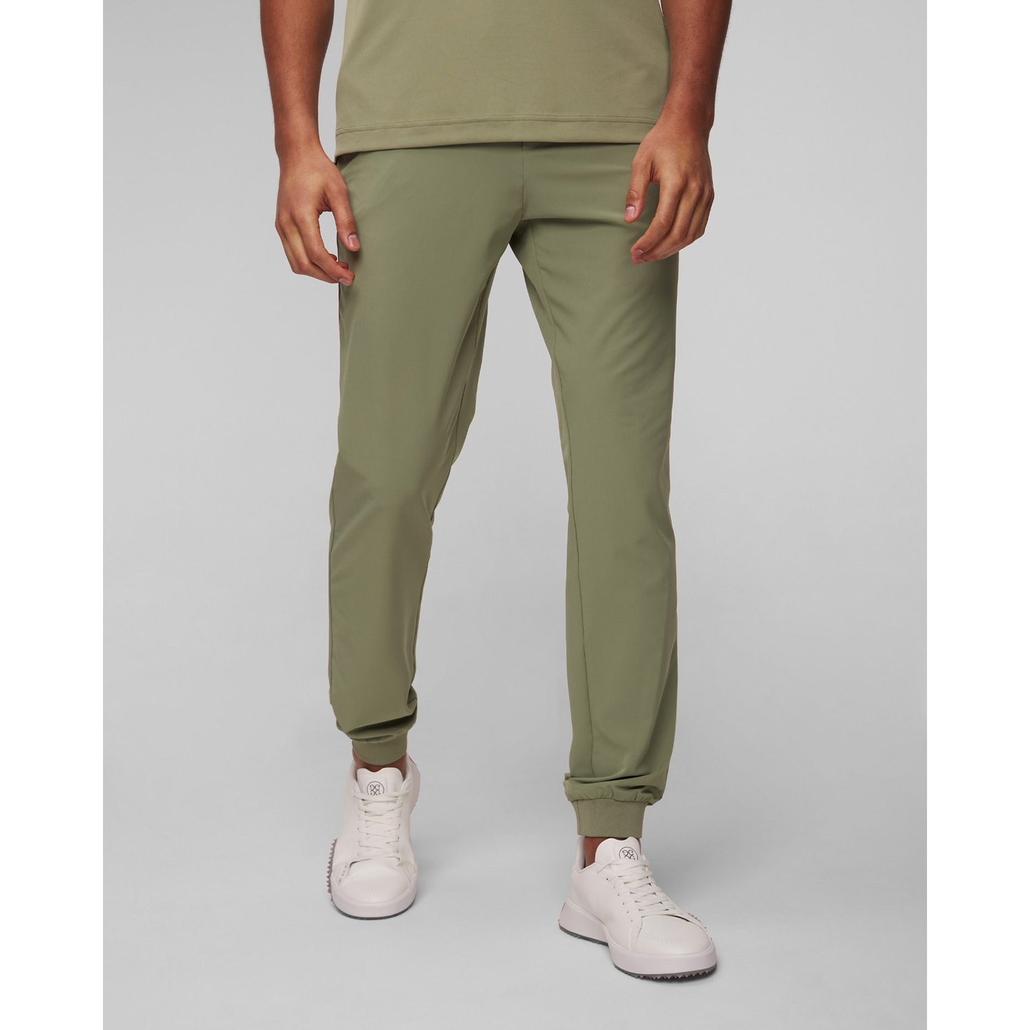Zielone Spodnie Męskie J.lindeberg Cuff Jogger Pant