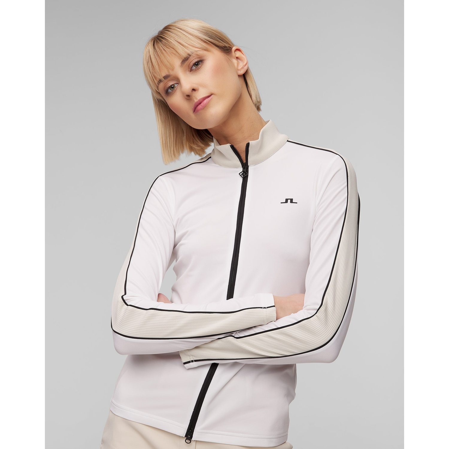 Biała Bluza Damska J.lindeberg Tamara