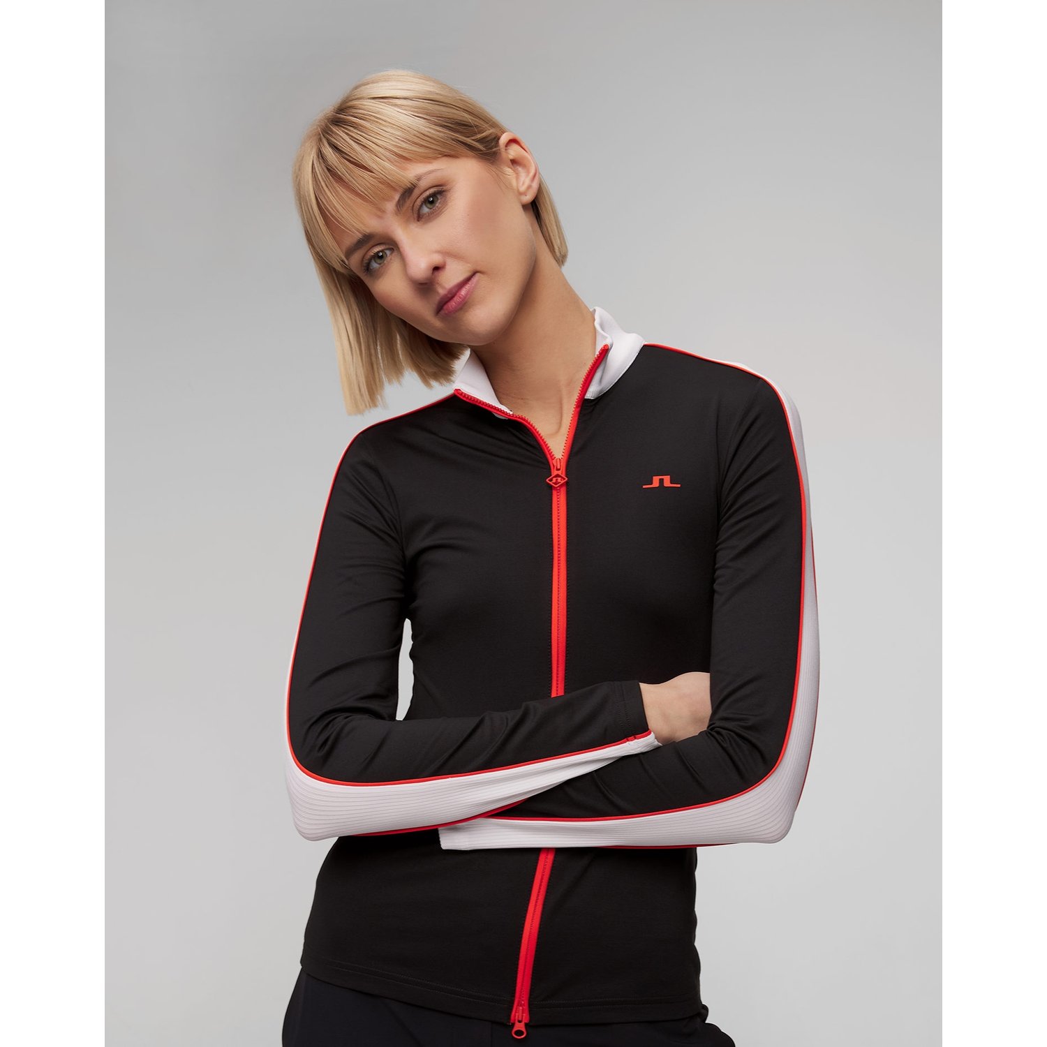 Czarna Bluza Damska J.lindeberg Tamara