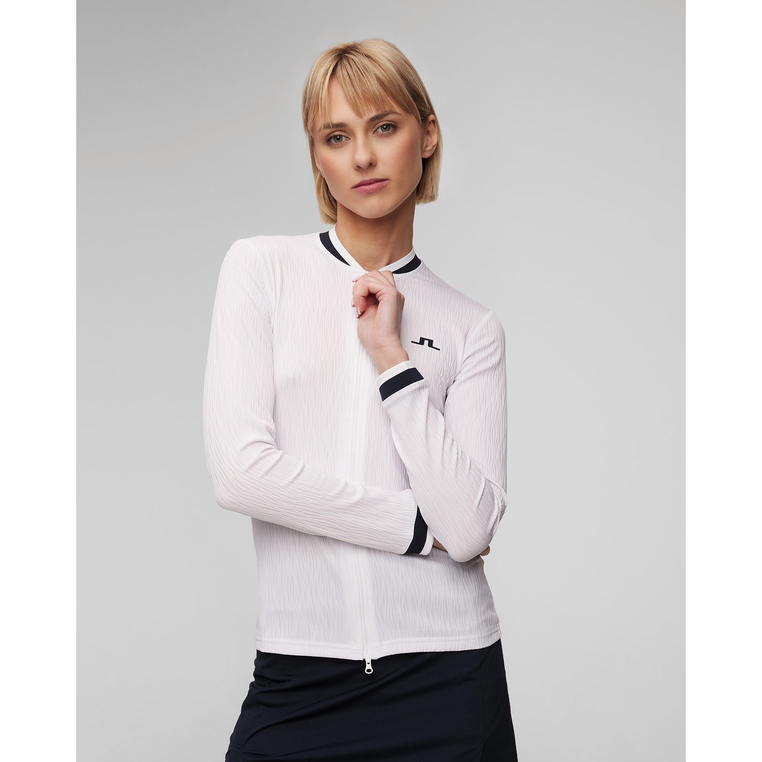 Biała Bluza Damska J.lindeberg Leonor