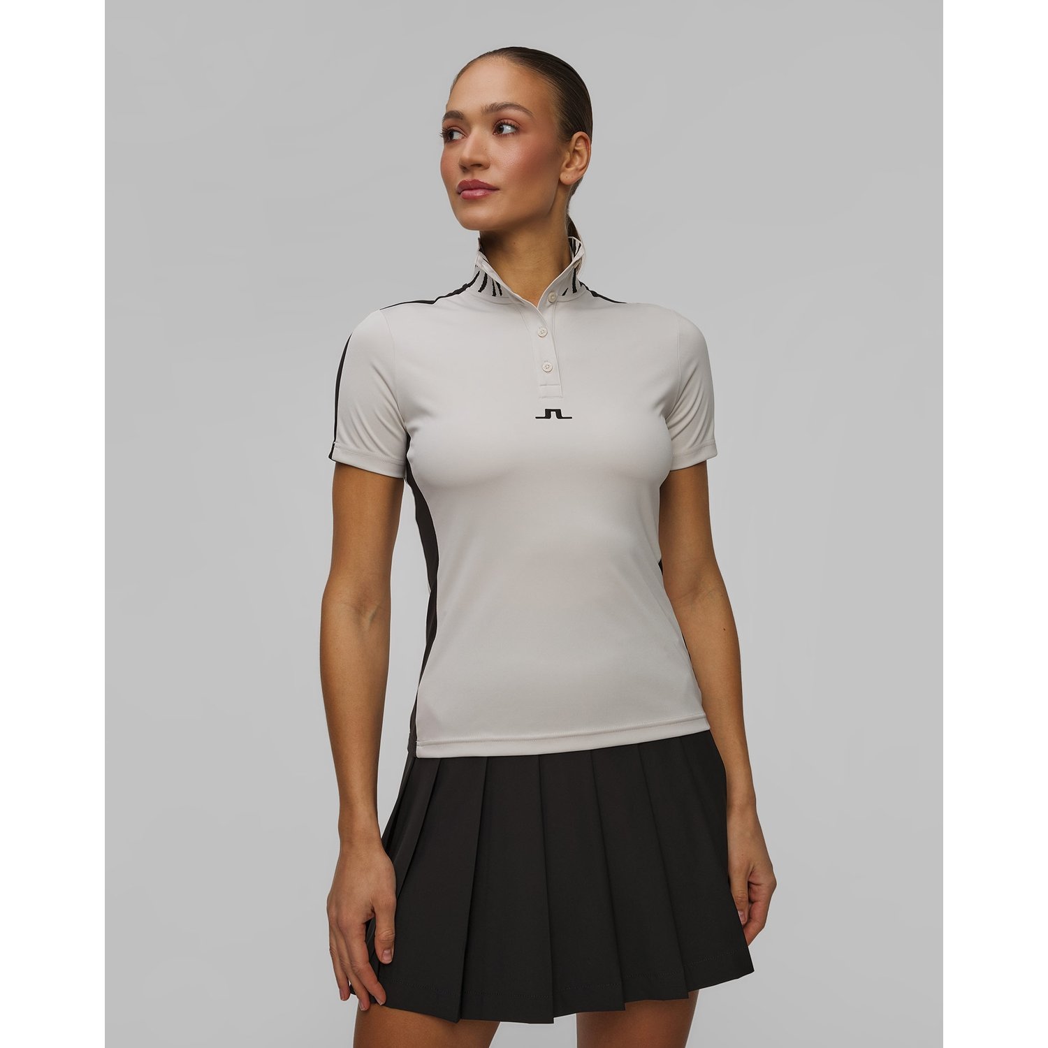 Polo Techniczne Damskie J.lindeberg Pip Polo Białe