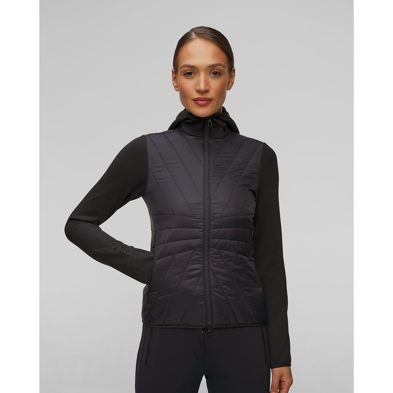 Kurtka Hybrydowa Damska J.lindeberg Holma Quilt Hybrid Hood