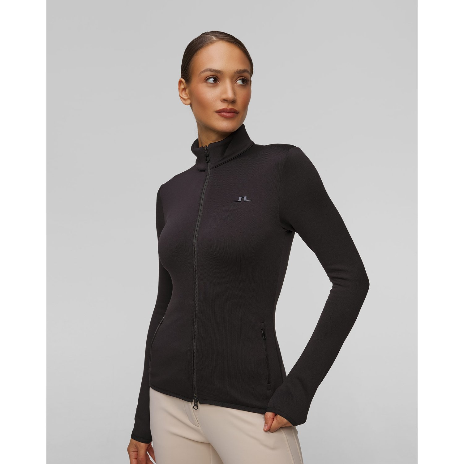 Czarna Bluza Damska J.lindeberg Milly