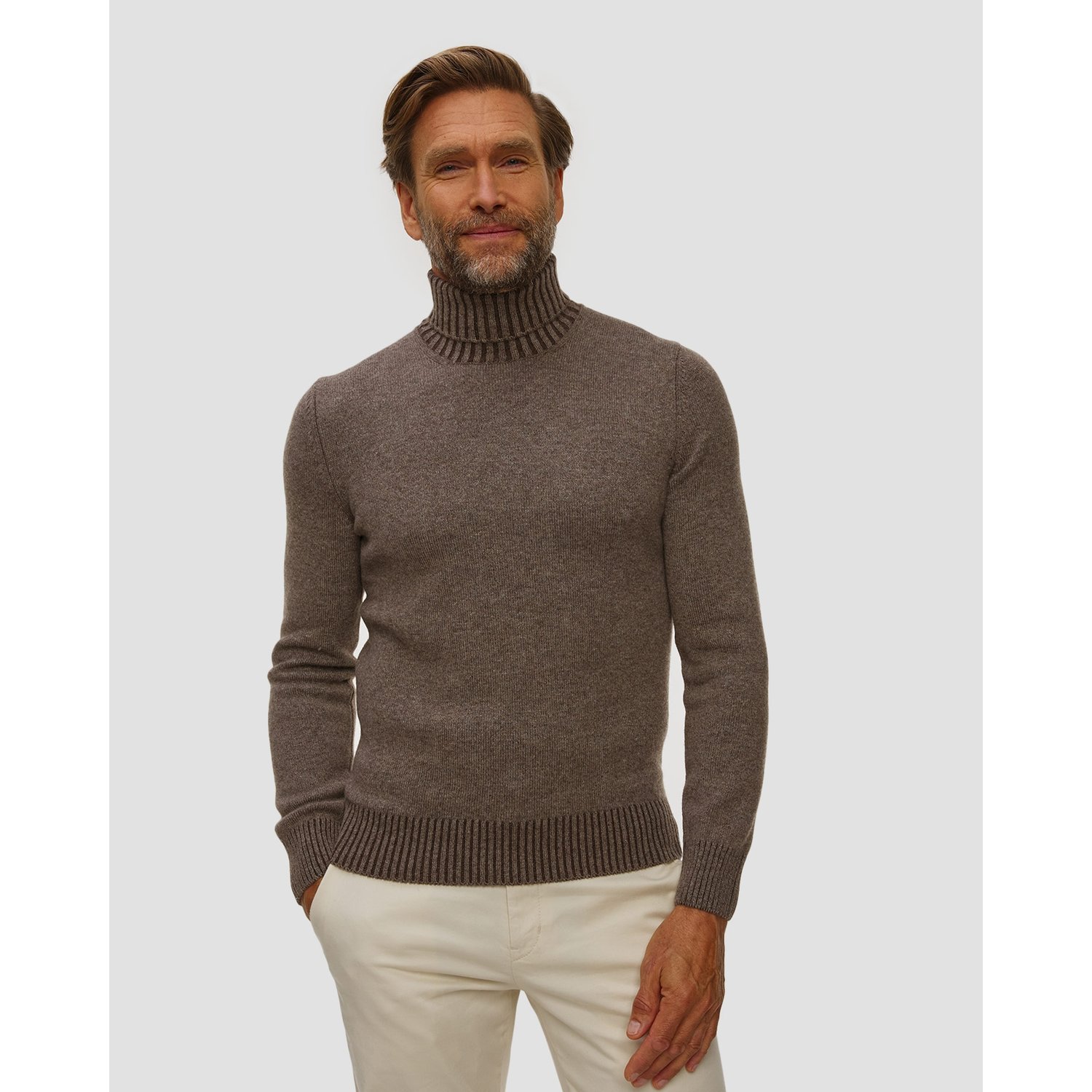 Sweter Kaszmirowy Męski Gran Sasso