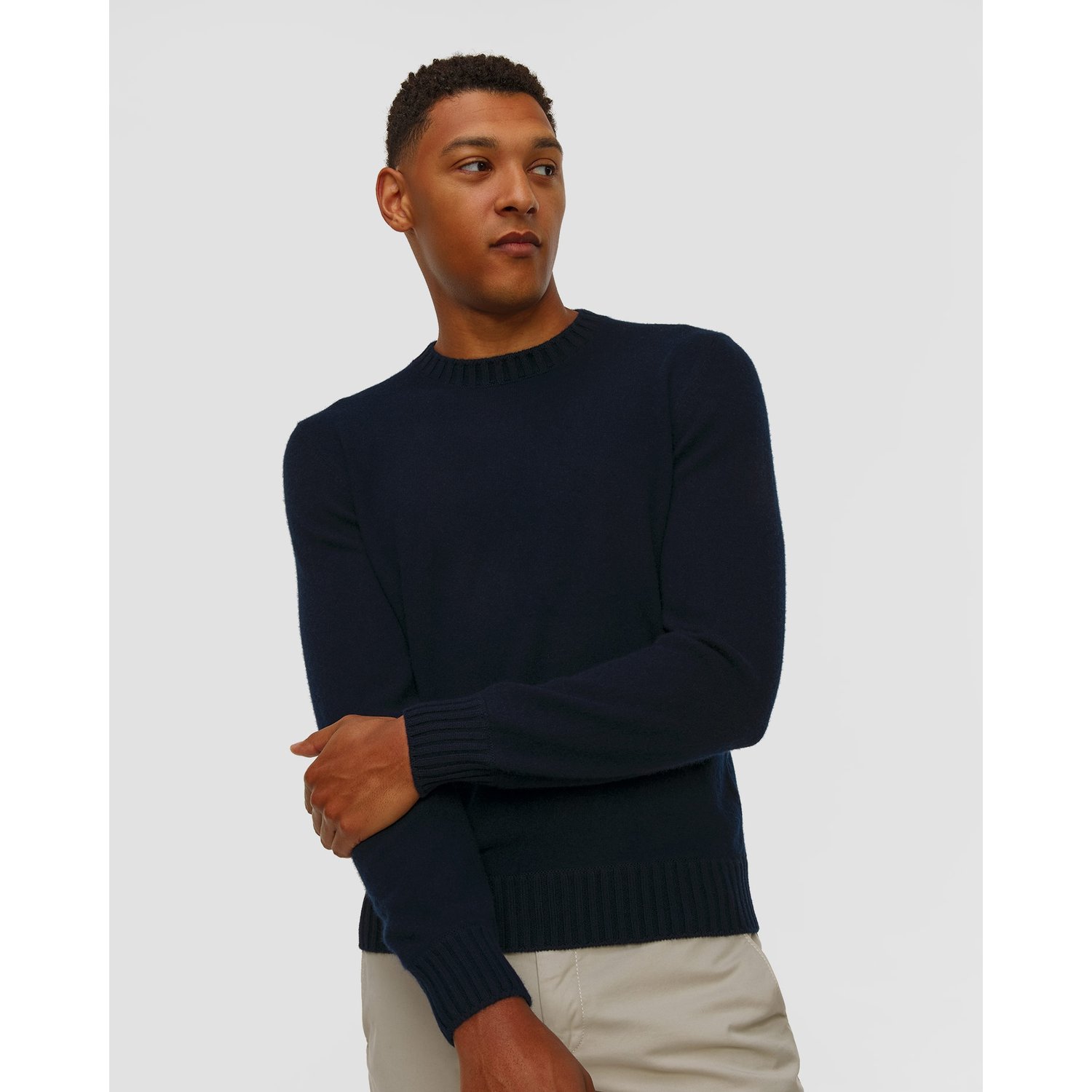 Granatowy Sweter Męski Gran Sasso