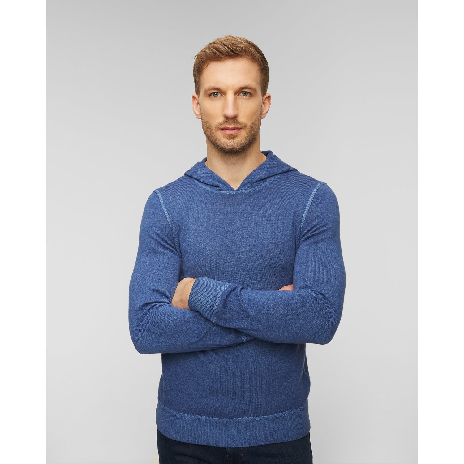 Sweter Męski Z Kapturem Gran Sasso Vintage