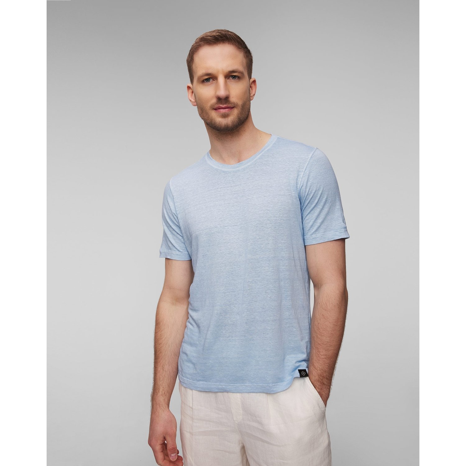 T-shirt Lniany Gran Sasso Vintage