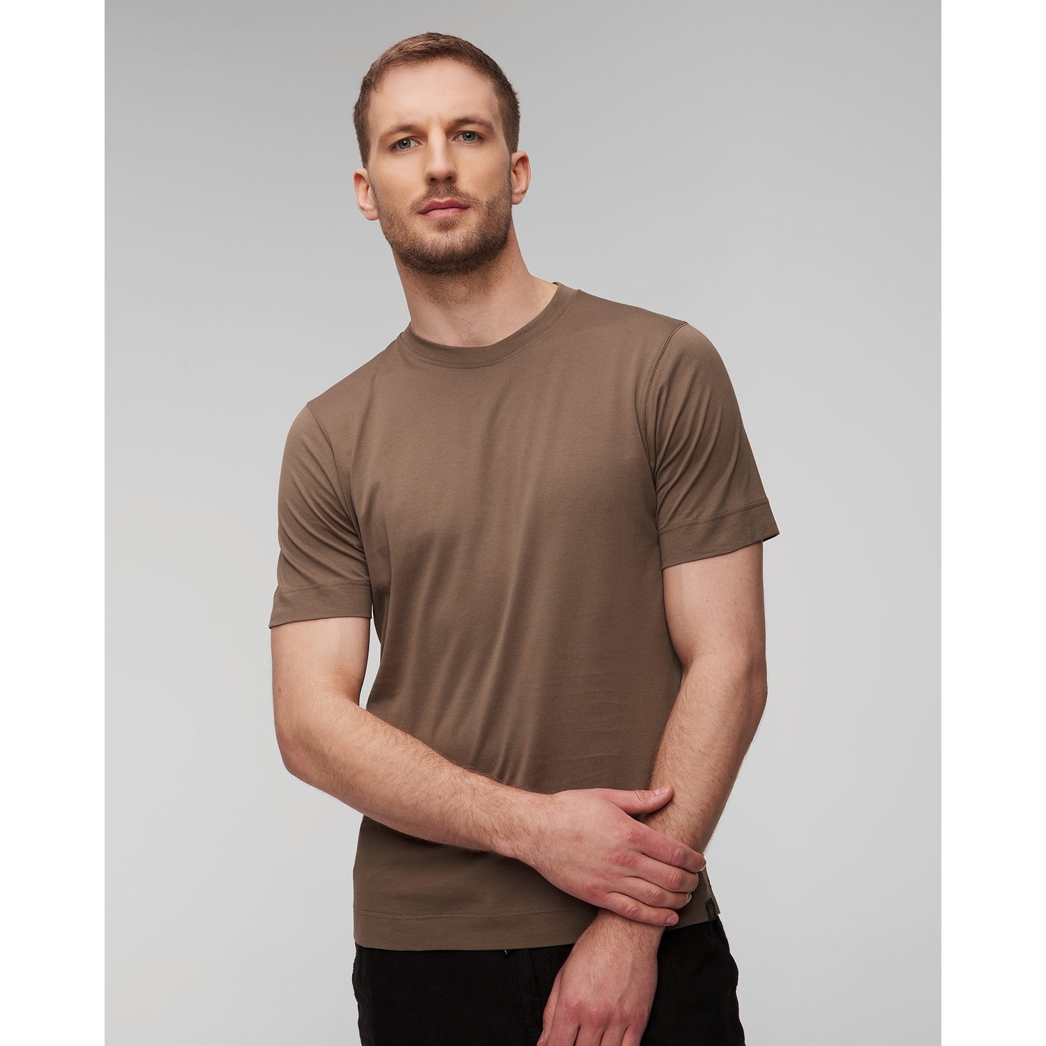 T-shirt Bawełniany Męski Gran Sasso
