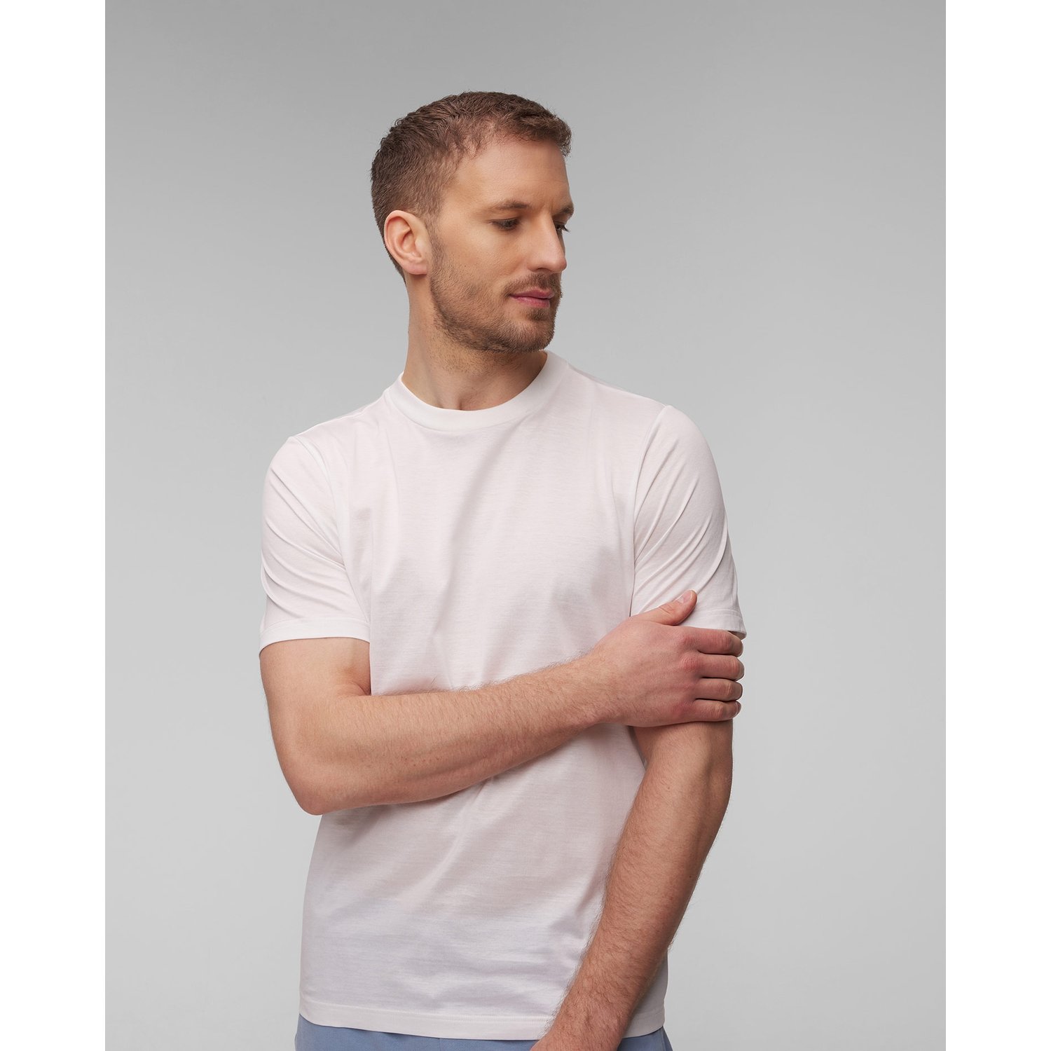 T-shirt Męski Gran Sasso Biały