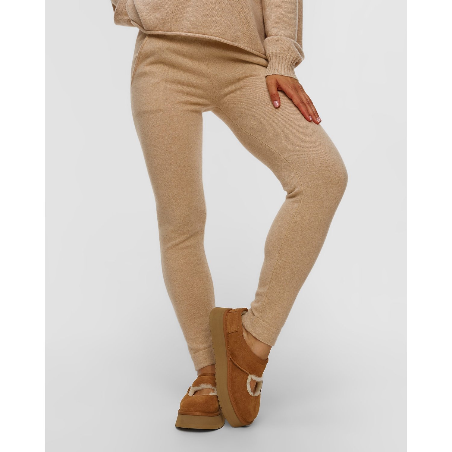 Legginsy z kaszmiru damskie Kujten Joggy 2