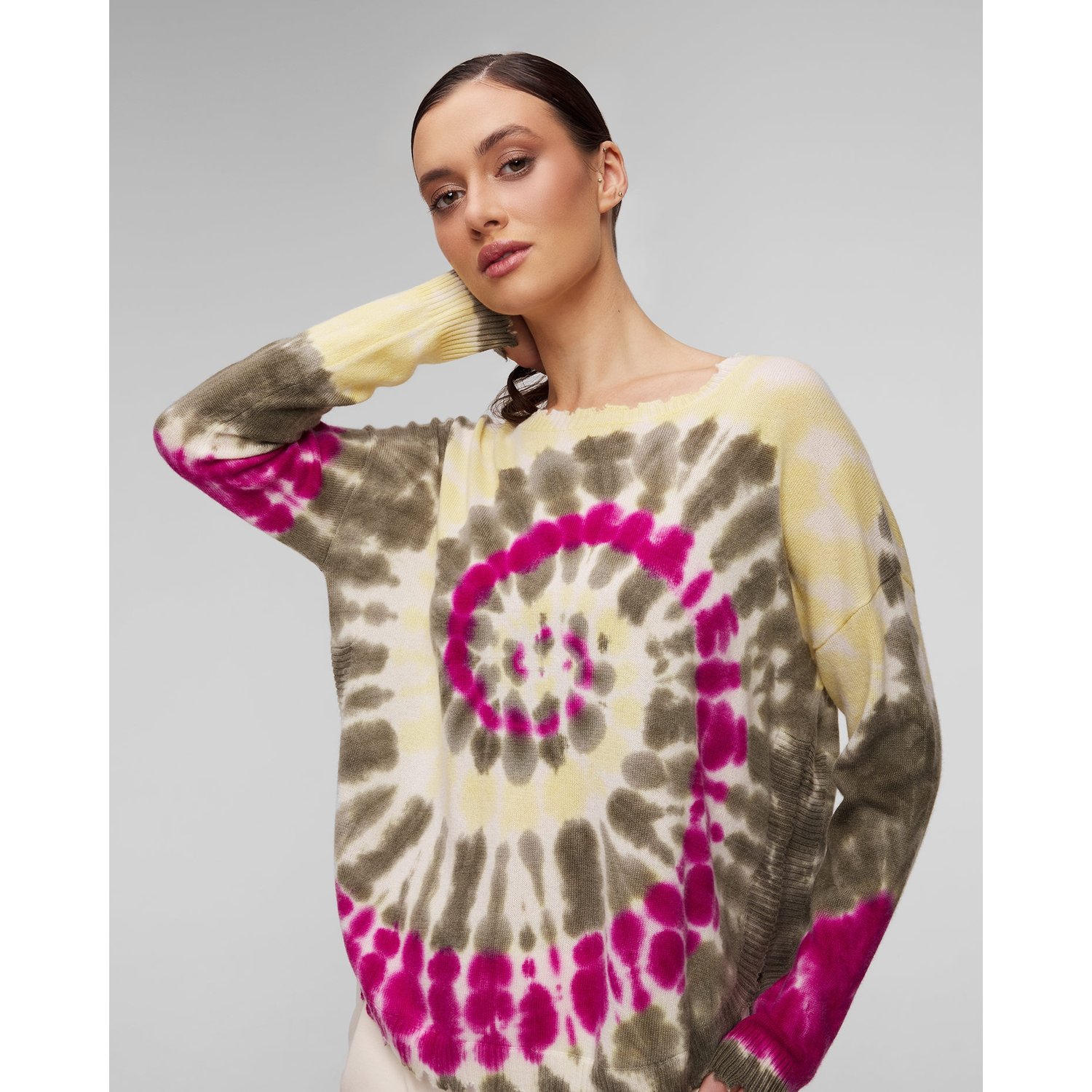 Sweter Kaszmirowy Damski Kujten Mela Sunny