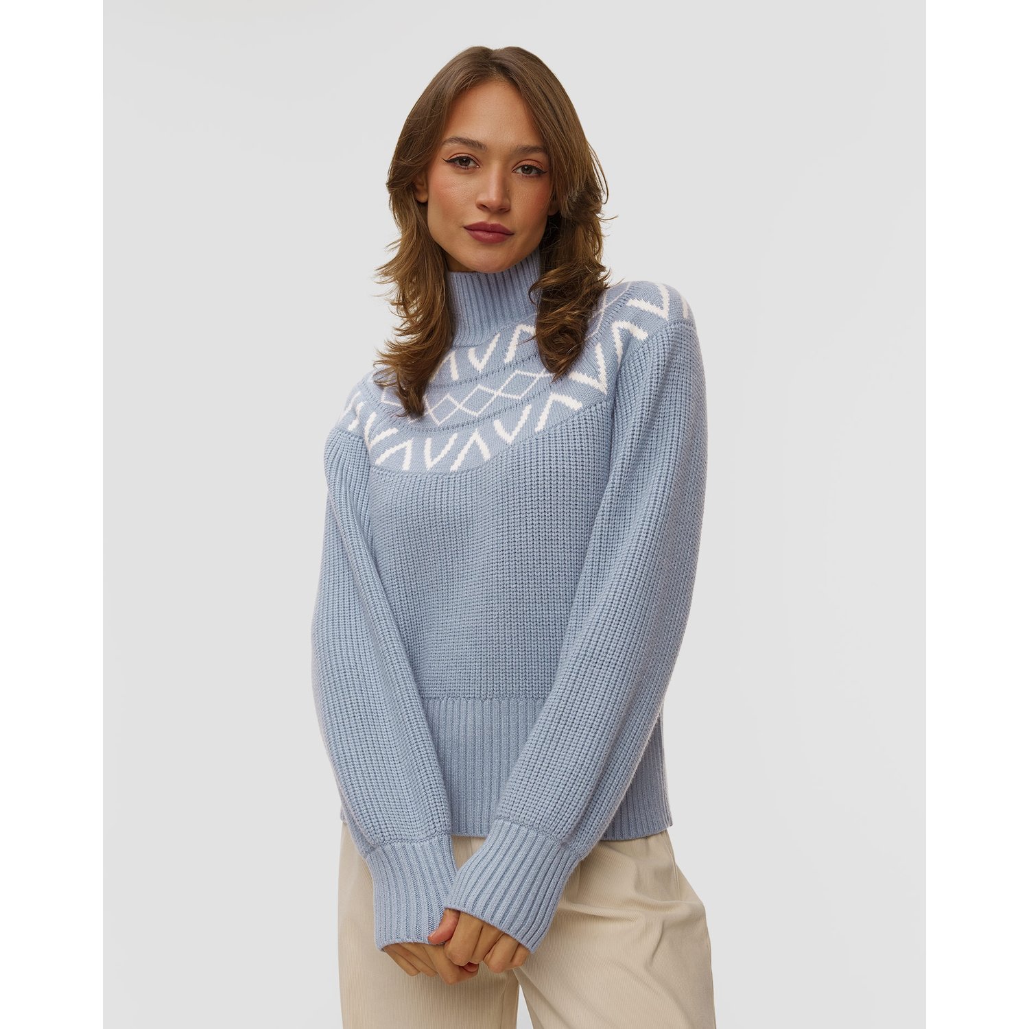 Sweter Damski Varley Marcie Fairisle Yoke Knit