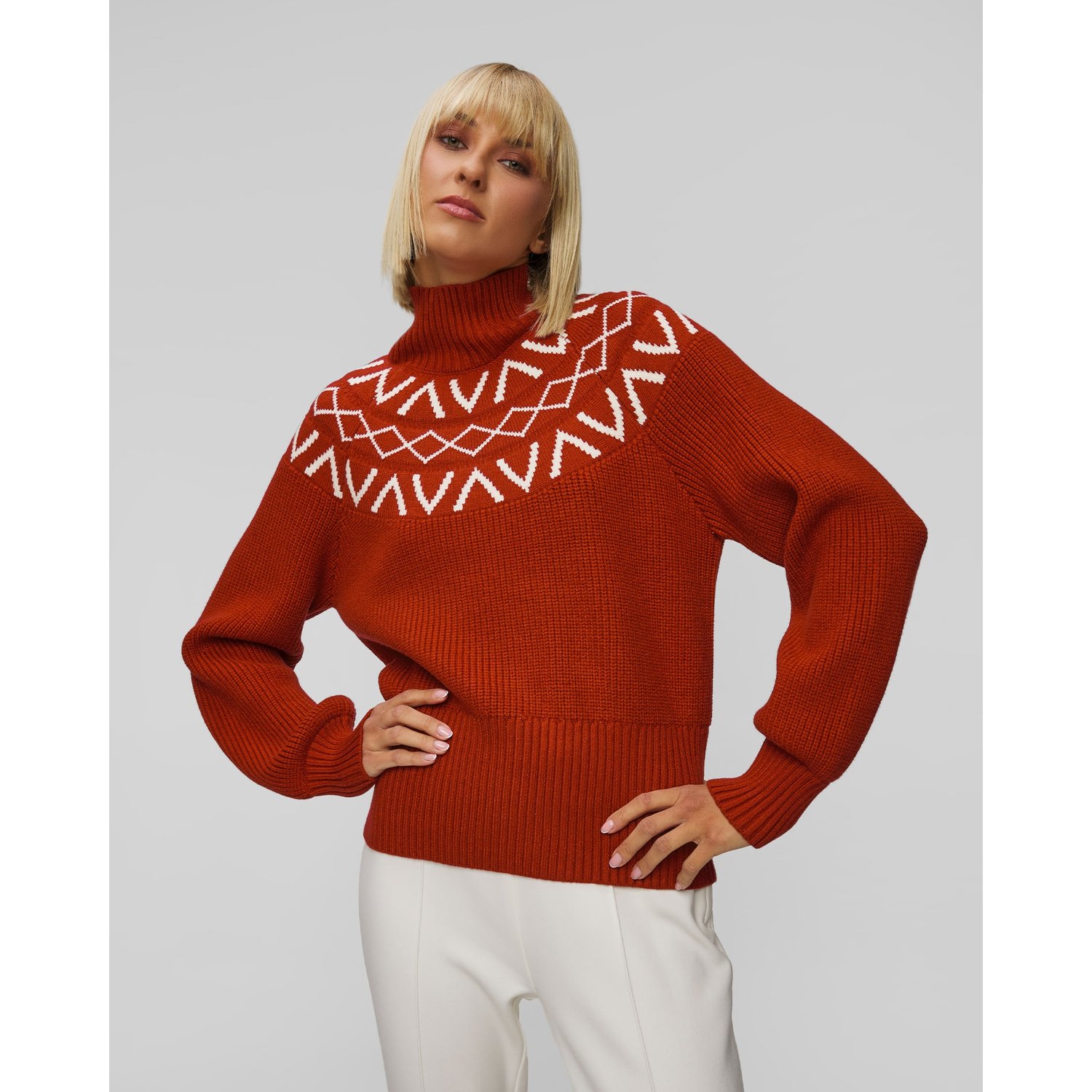 Sweter Damski Varley Marice Fairisle Yolk Knit