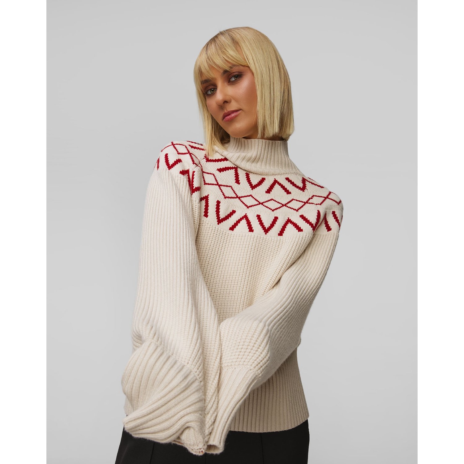 Sweter Damski Varley Marice Fairisle Yolk Knit