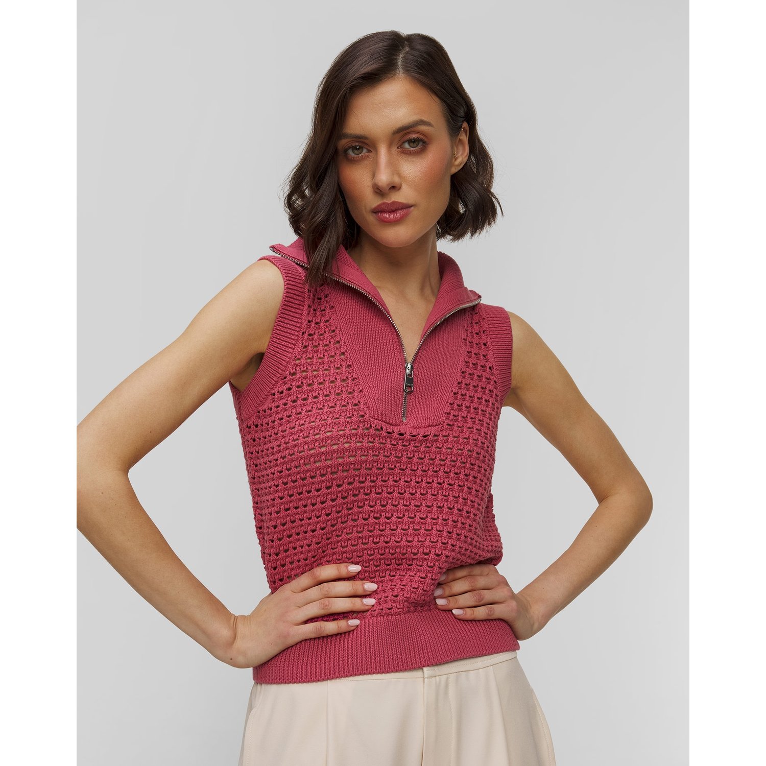 Kamizelka Damska Varley Bains Half Zip Tank